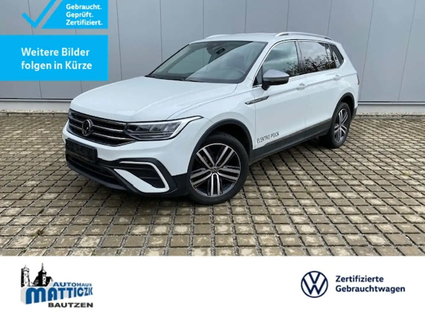 Volkswagen Tiguan Allspace 2.0 TDI DSG AHK/LED/19-ZOLL/NAVI+HEAD-UP+RFK/BUSI Weiß - 1