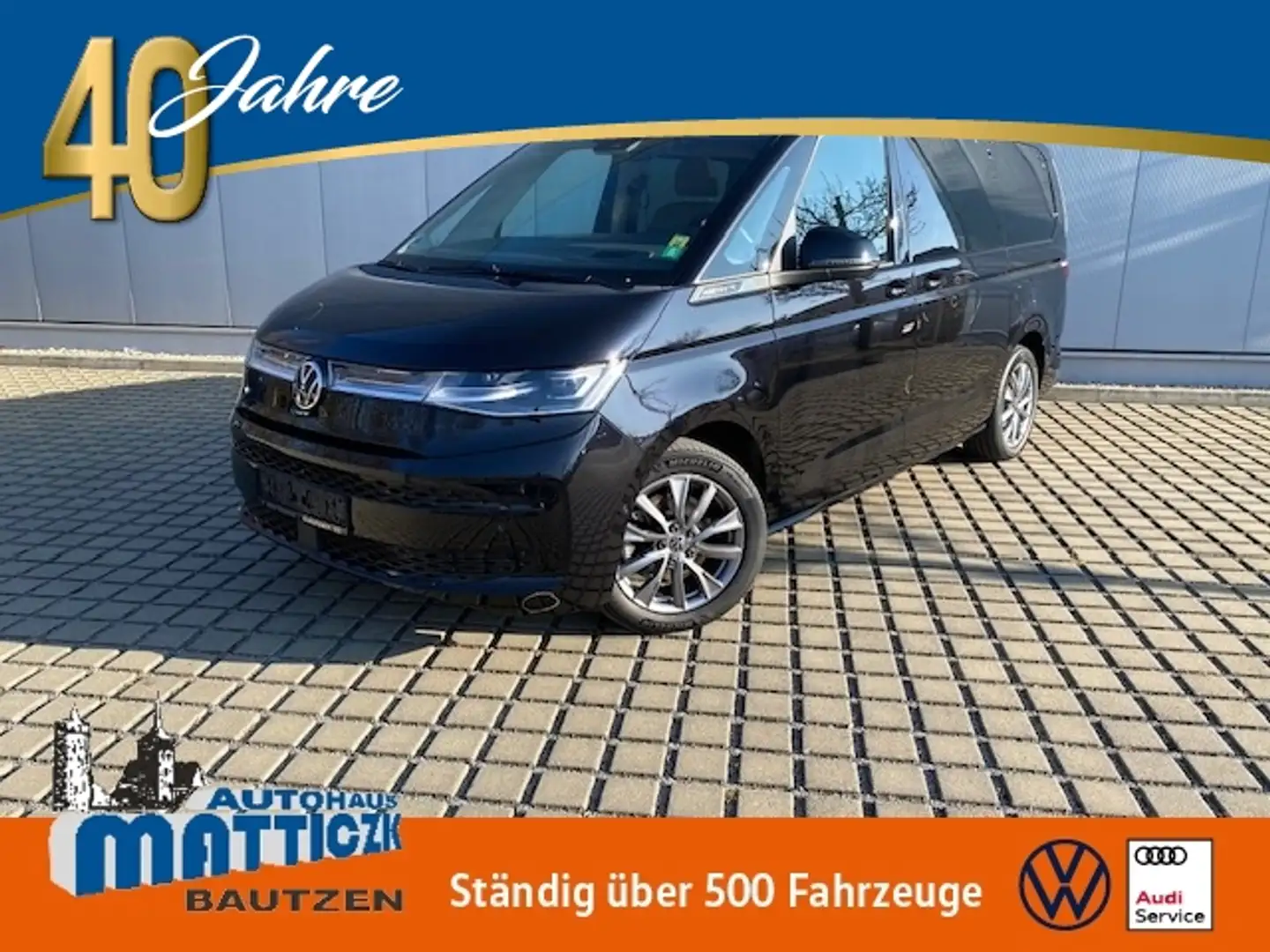 Volkswagen T7 Multivan 1.4 TSI eHybrid lang Energetic 6-SITZER/AHK/18-ZO Schwarz - 1