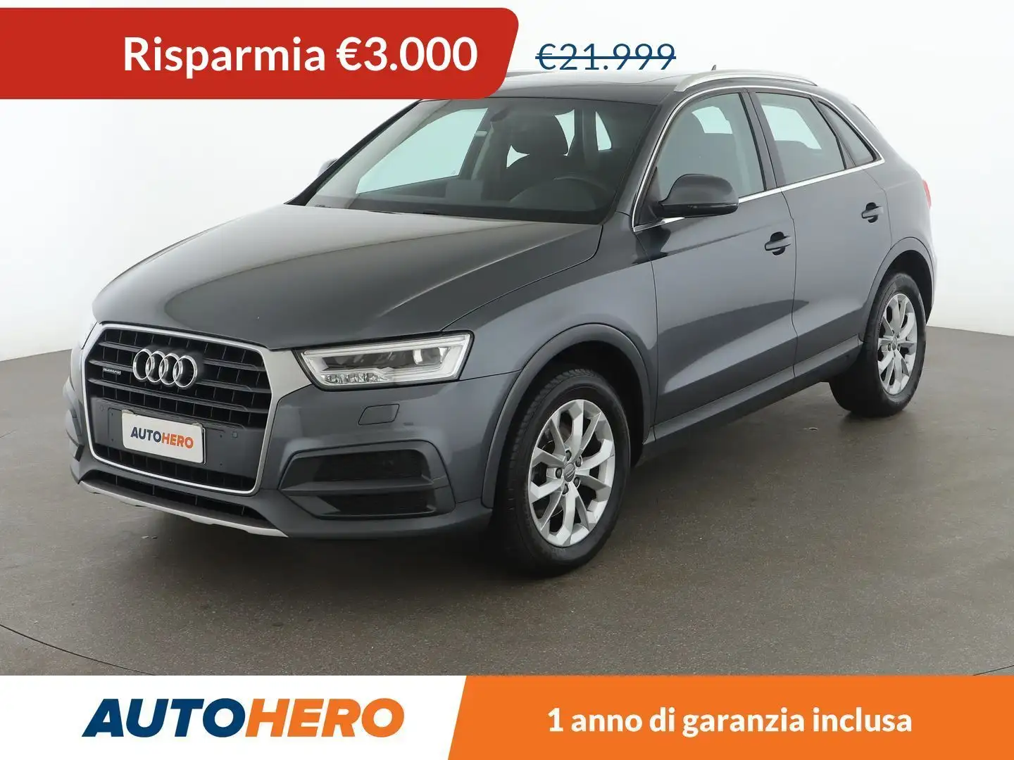 Audi Q3 2.0 TDI Design 150 CV quattro Grigio - 1