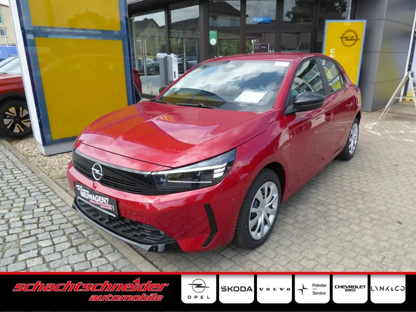 Opel Corsa 1.2 Direct Injection Turbo Automatik Edition Rood - 1