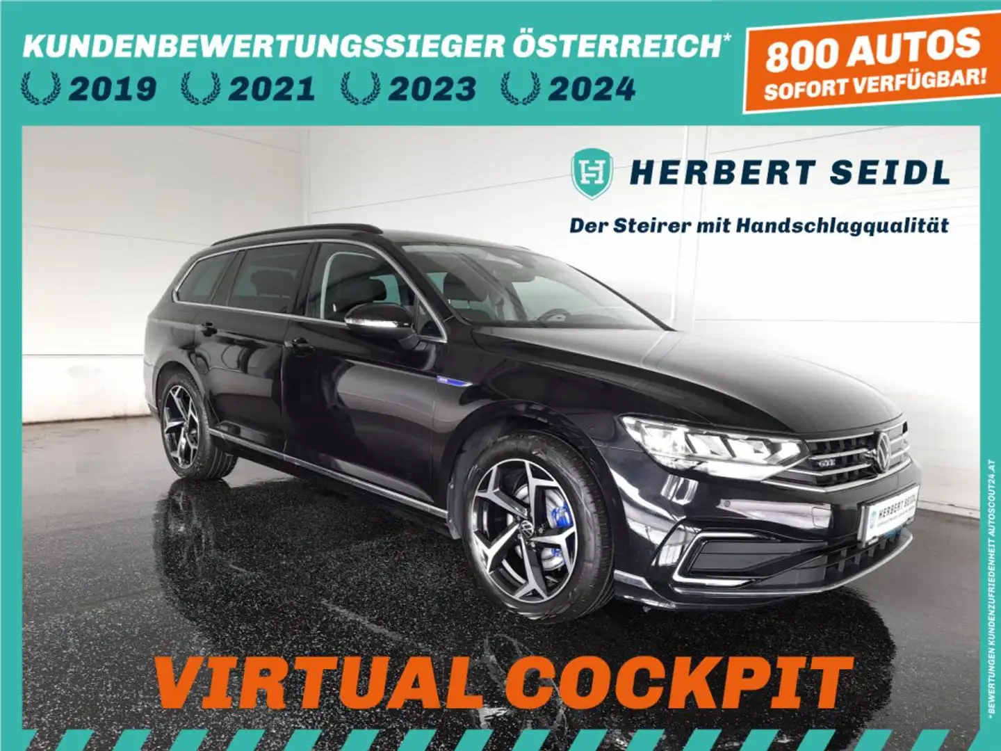 Volkswagen Passat Variant GTE PHEV DSG *18 ZOLL / VIRTUELL / HEAD-UP / LED MIT FERNLICHTASSIST / NAVI / ACC / SPORTMASSAGESITZ* Schwarz - 1