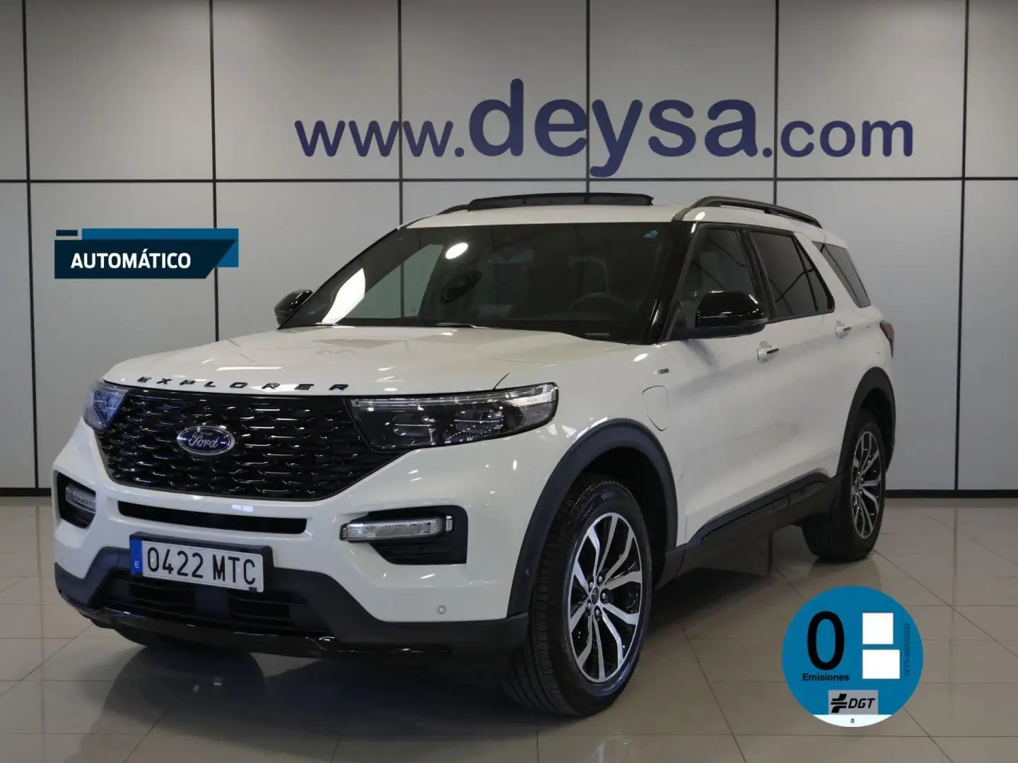 Ford Explorer 3.0 PHEV AWD ST-Line Blanc - 1