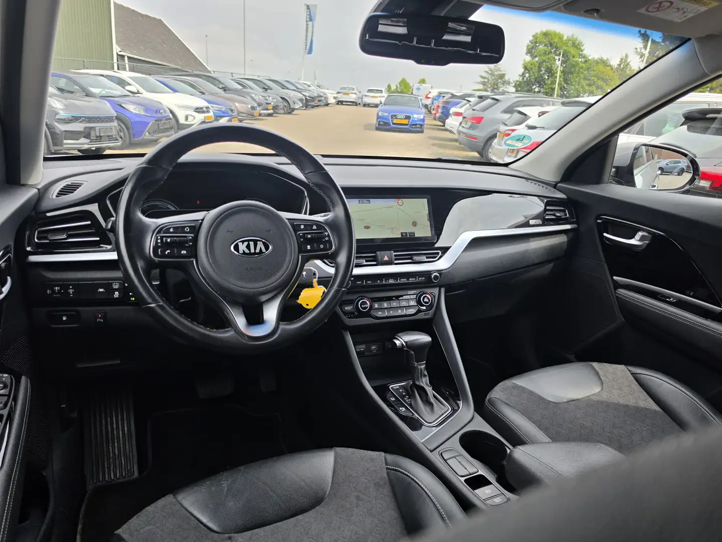 Kia Niro 1.6 GDi Hybrid DynamicLine | Parkeersensor V+A | C Grijs - 2