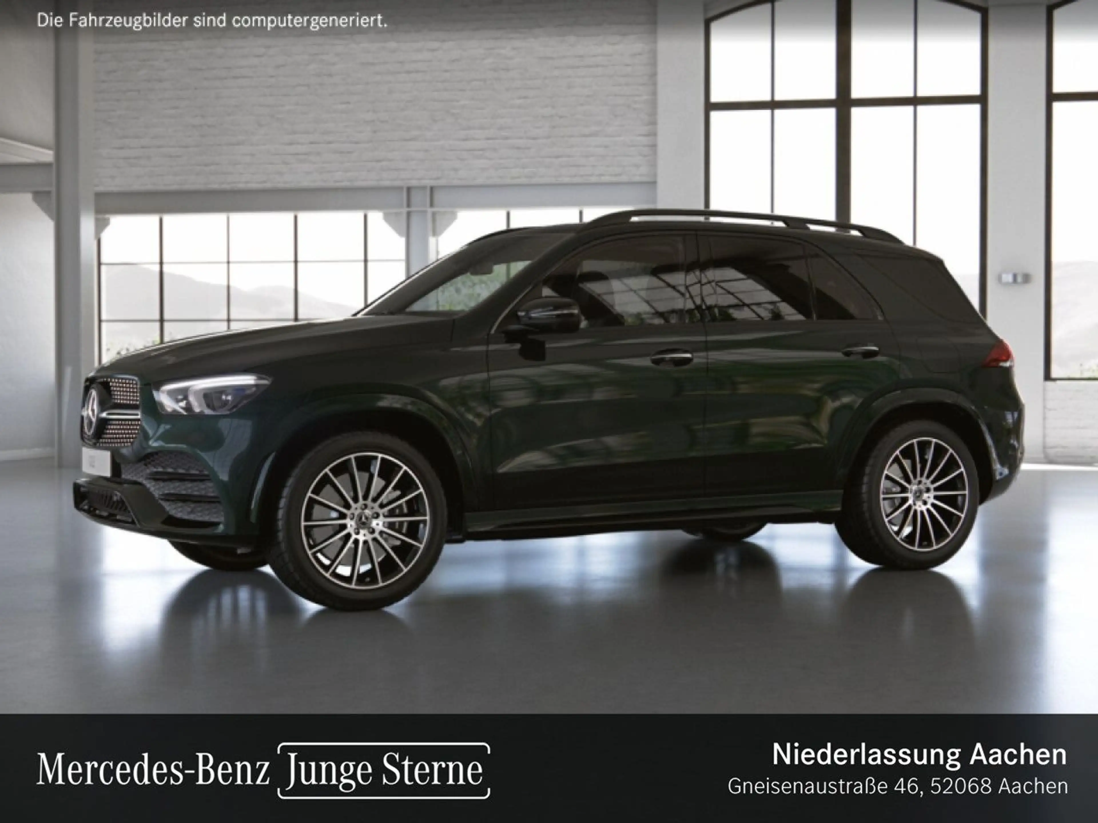 Mercedes-Benz GLE 350 de 4M AMG+EXCLUSIVE+NIGHT+PANO+360+AHK+21" — photo 3