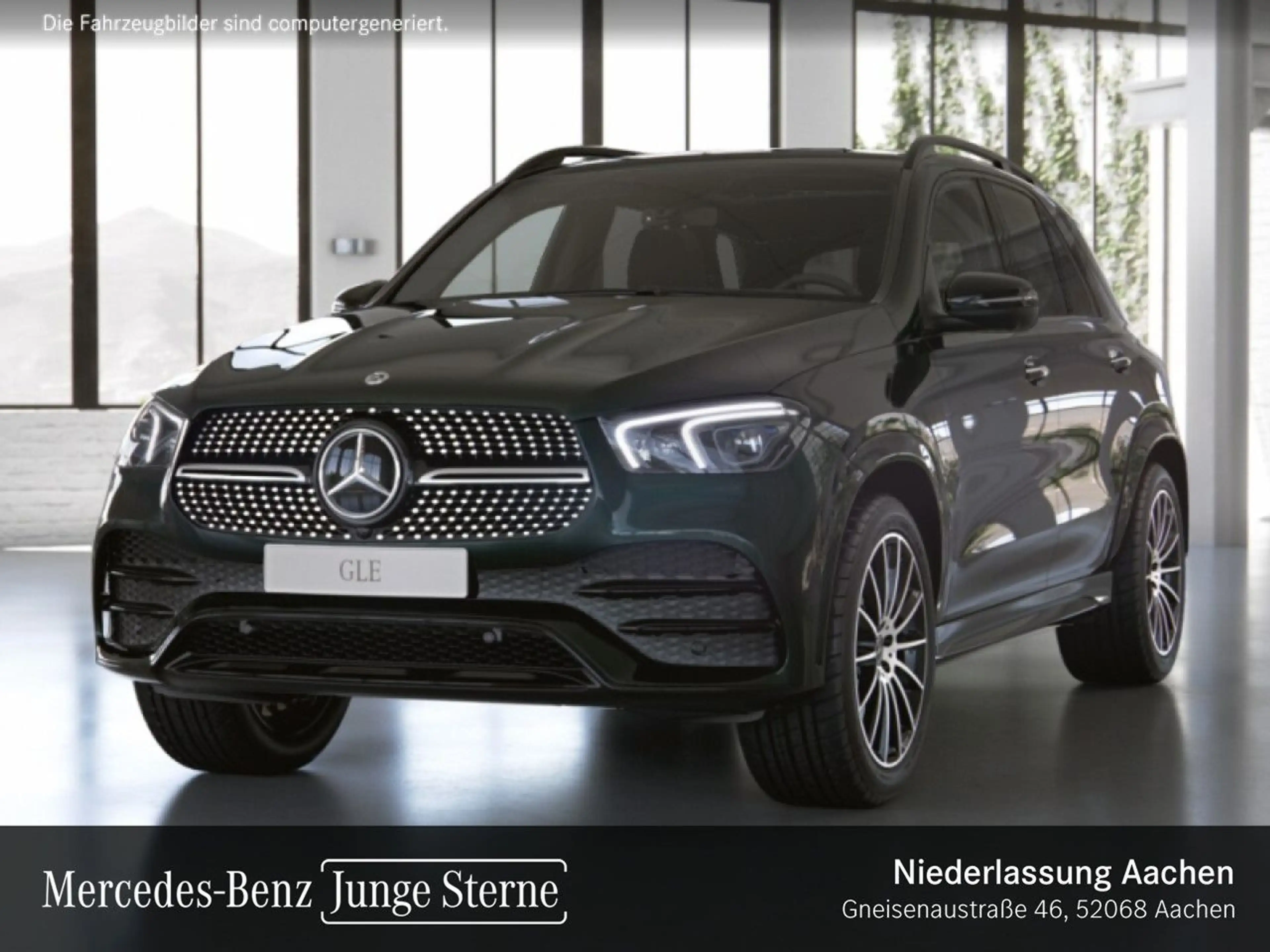Mercedes-Benz GLE 350 de 4M AMG+EXCLUSIVE+NIGHT+PANO+360+AHK+21" — photo 2