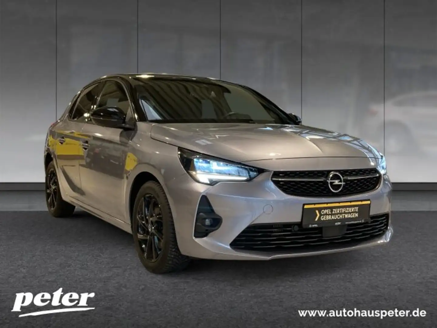 Opel Corsa Corsa F 1.2 Turbo GS Line Klimaautomatik Sitzheizung Allwetter 100PS Gris - 2