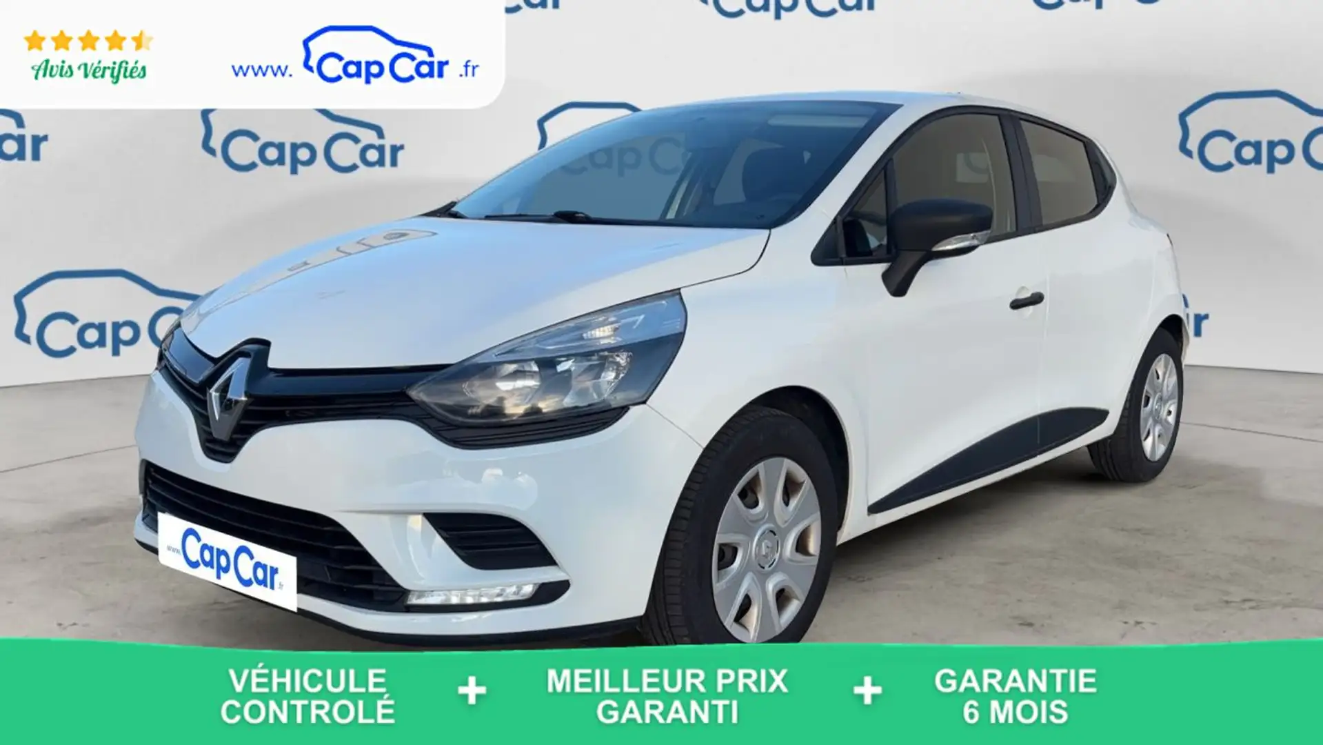 Renault Clio IV 1.5 DCI 75 Authentique Blanc - 1