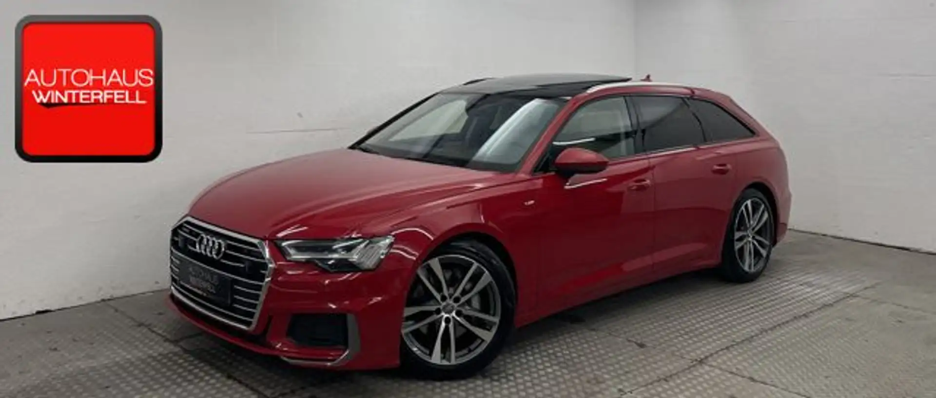 Audi A6 Avant 50 TDI qu S line PANO+AHK+HD+LUFT+MEMO+ Rouge - 1