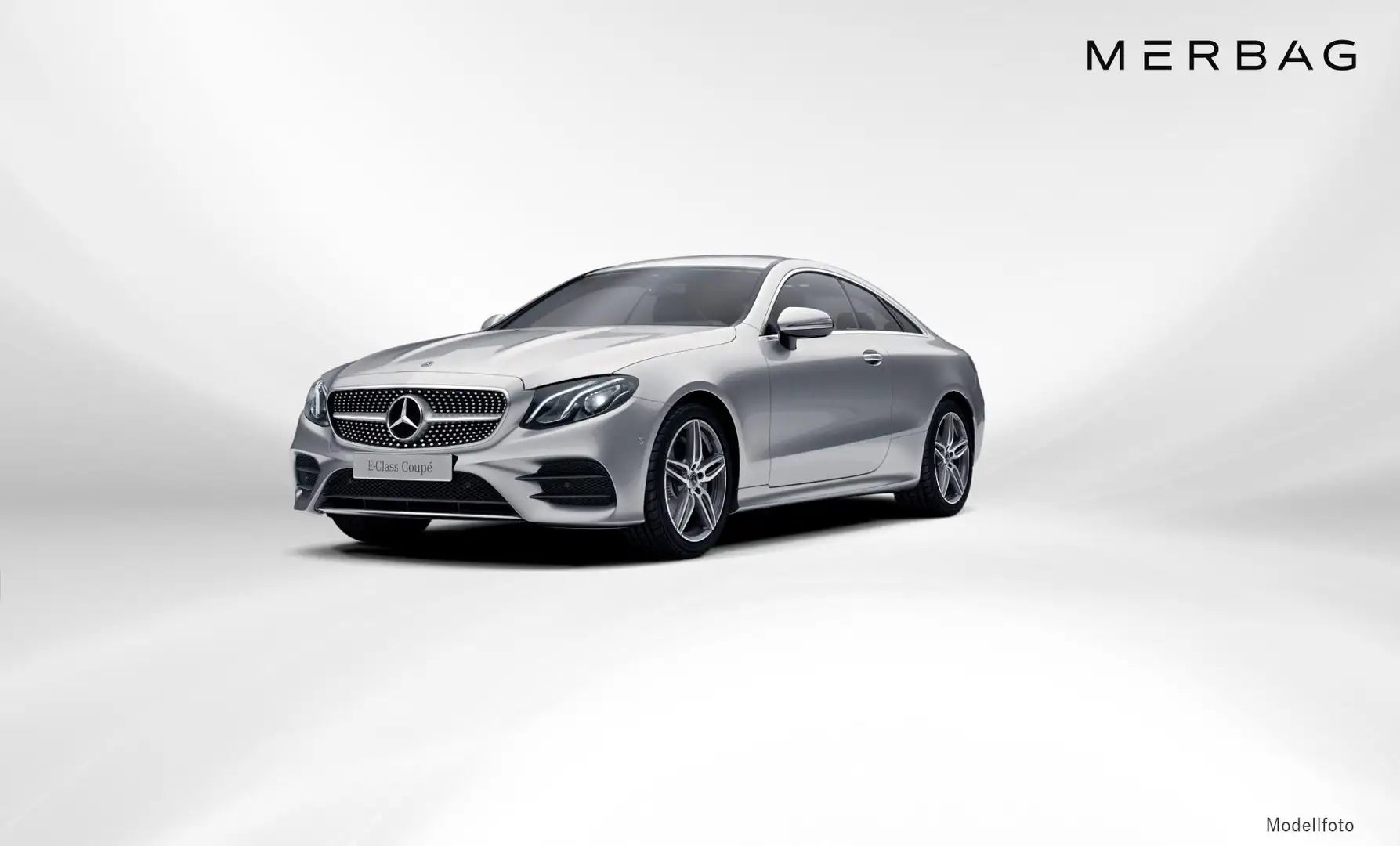 Mercedes-Benz E 220 d 4MATIC Coupé Argento - 1