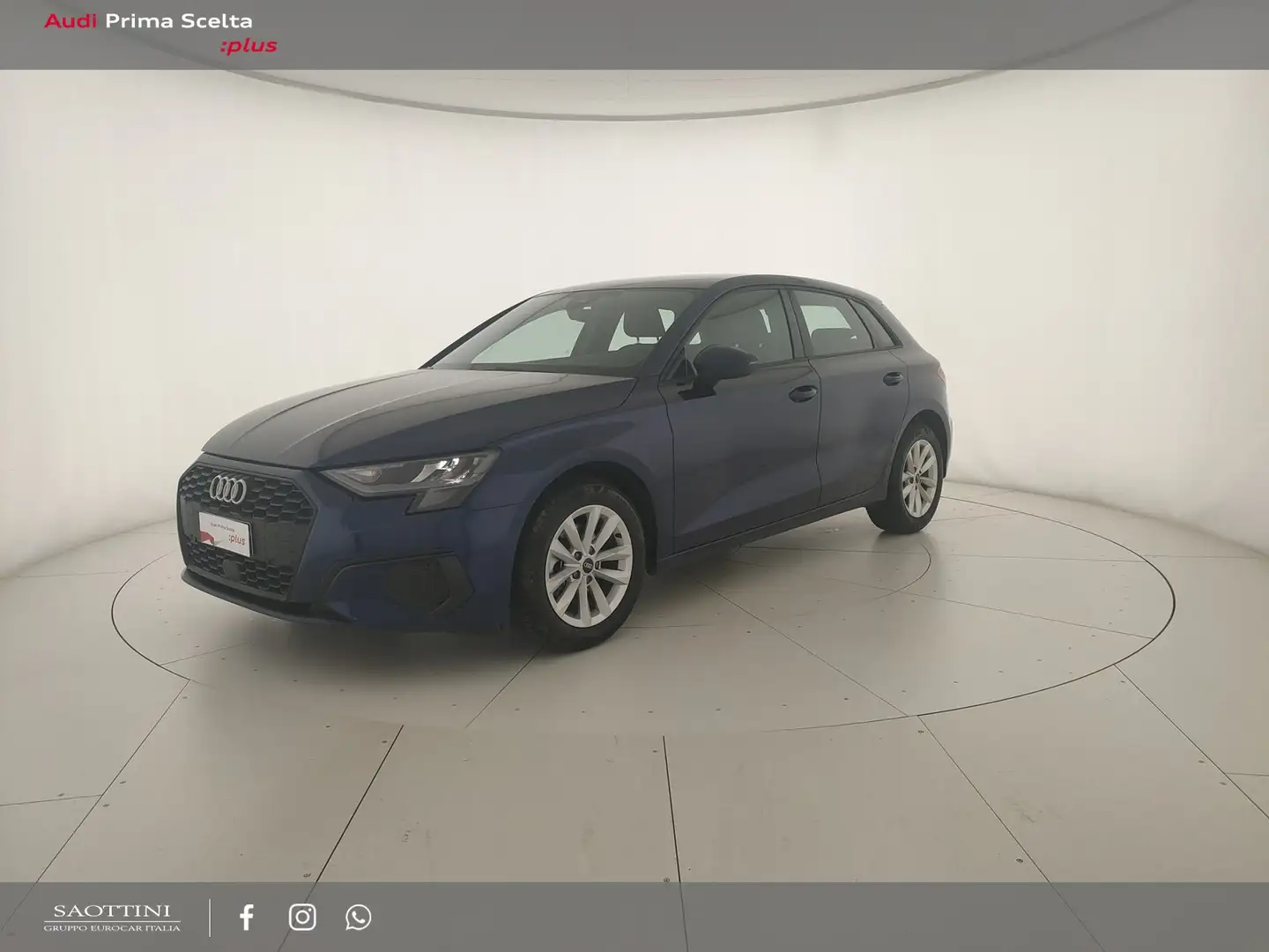 Audi A3 Sportback 30 1.5 g-tron S tronic Bleu - 1