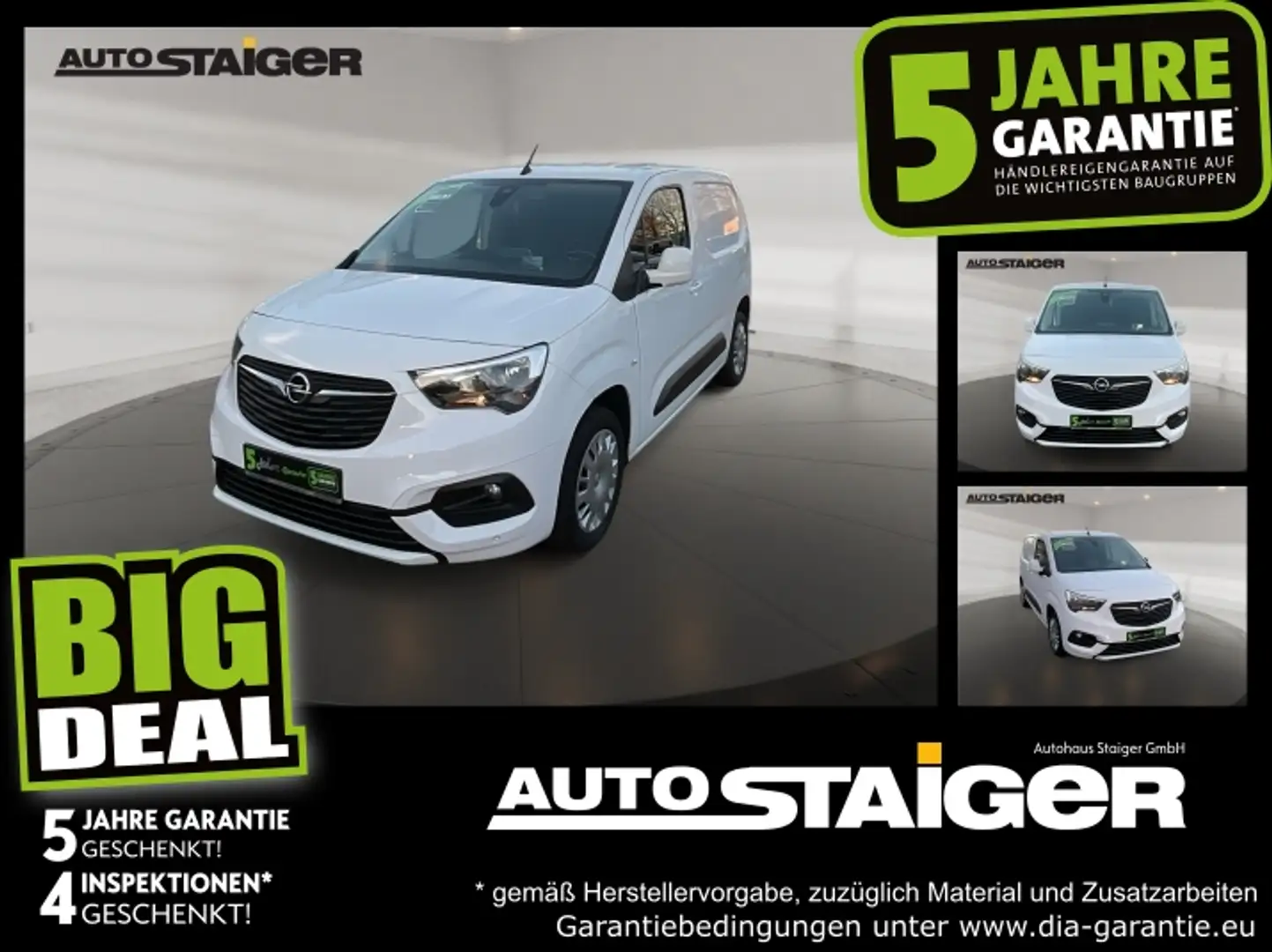 Opel Combo E Cargo 1.5 D Edition Klima Rückfahrkamera Blanc - 1