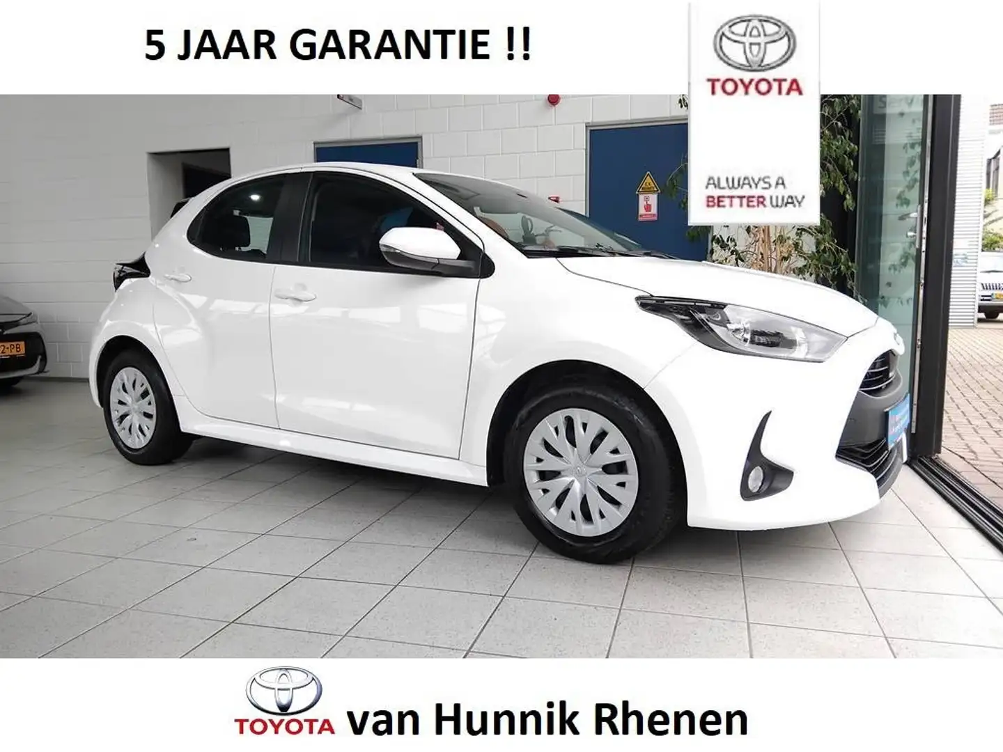 Toyota Yaris 1.5 Hybrid Active Apple-carplay stoelverw Wit - 1