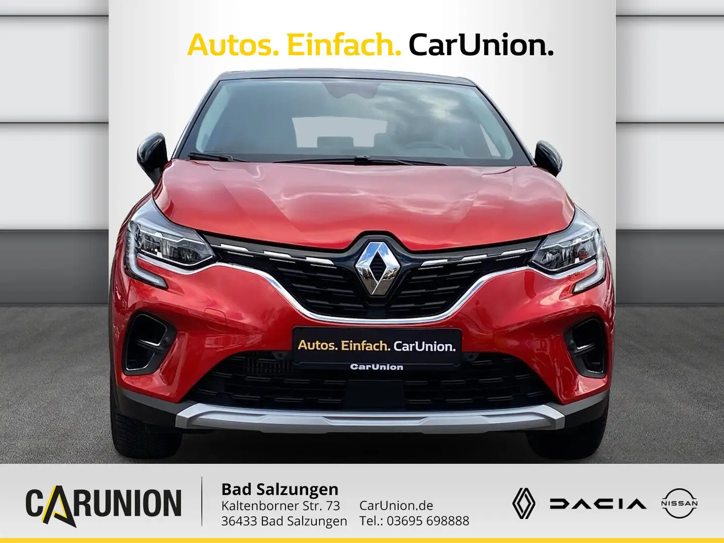 Renault Captur TCe Mild Hybrid 140 EDC GPF TECHNO Czerwony - 2