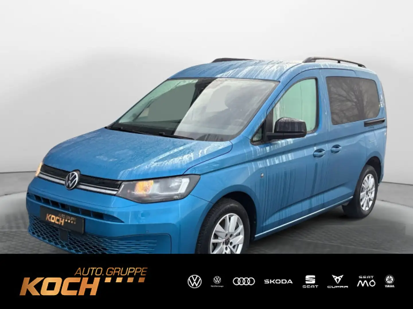 Volkswagen Caddy Life TSI 84 kw DSG Klima PDC APP Blau - 1