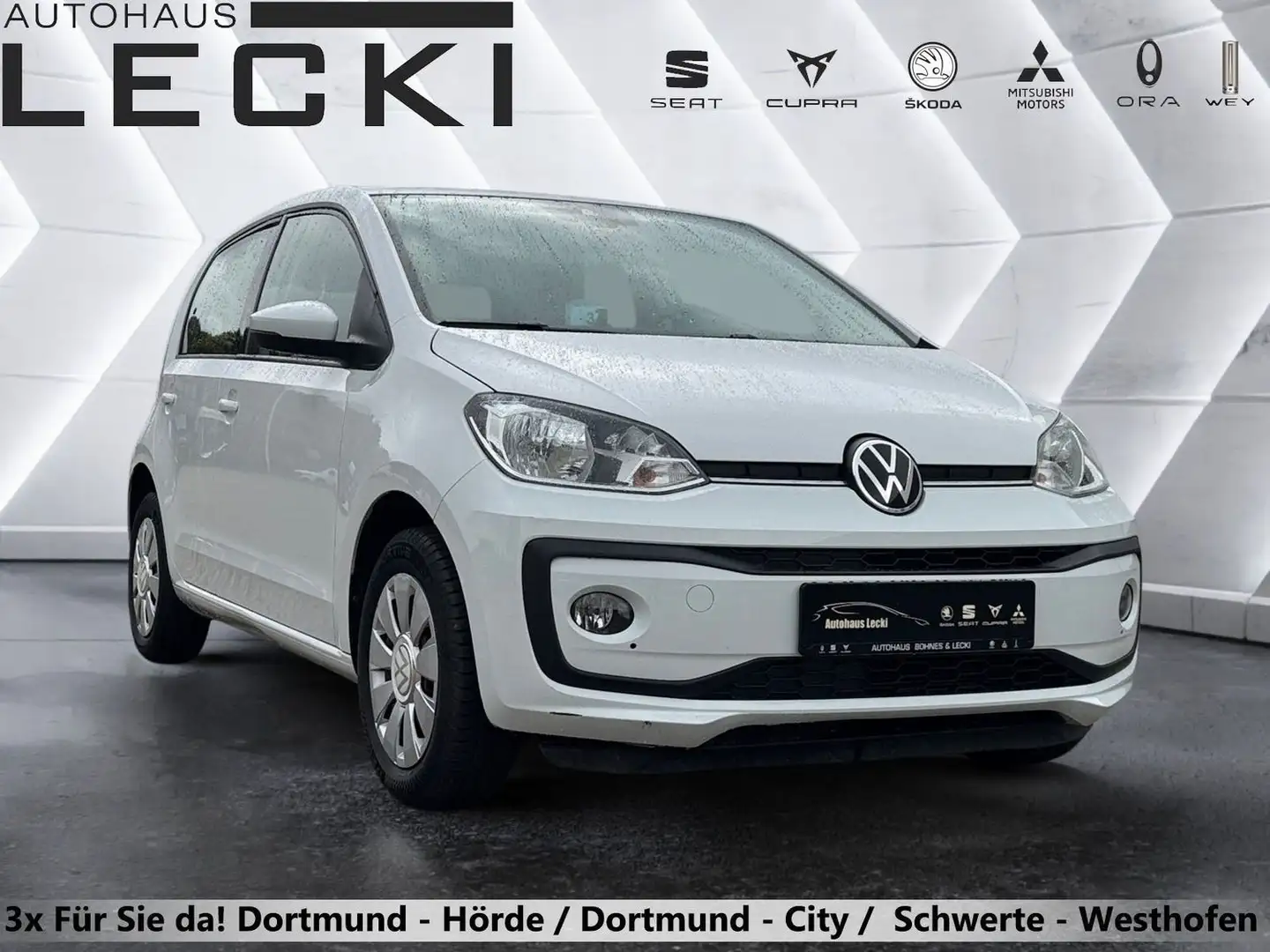 Volkswagen up! move up! 1.0MPI *KAMERA*PDC HINTEN*BLUETOOTH*DAB+* Weiß - 1