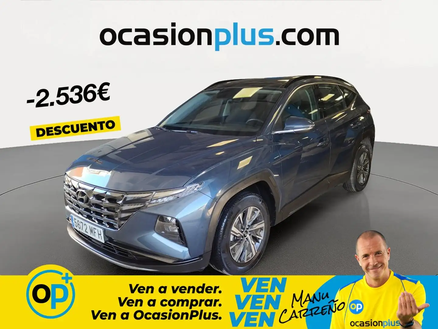 Hyundai TUCSON 1.6 TGDI HEV Maxx Sky AT Azul - 1