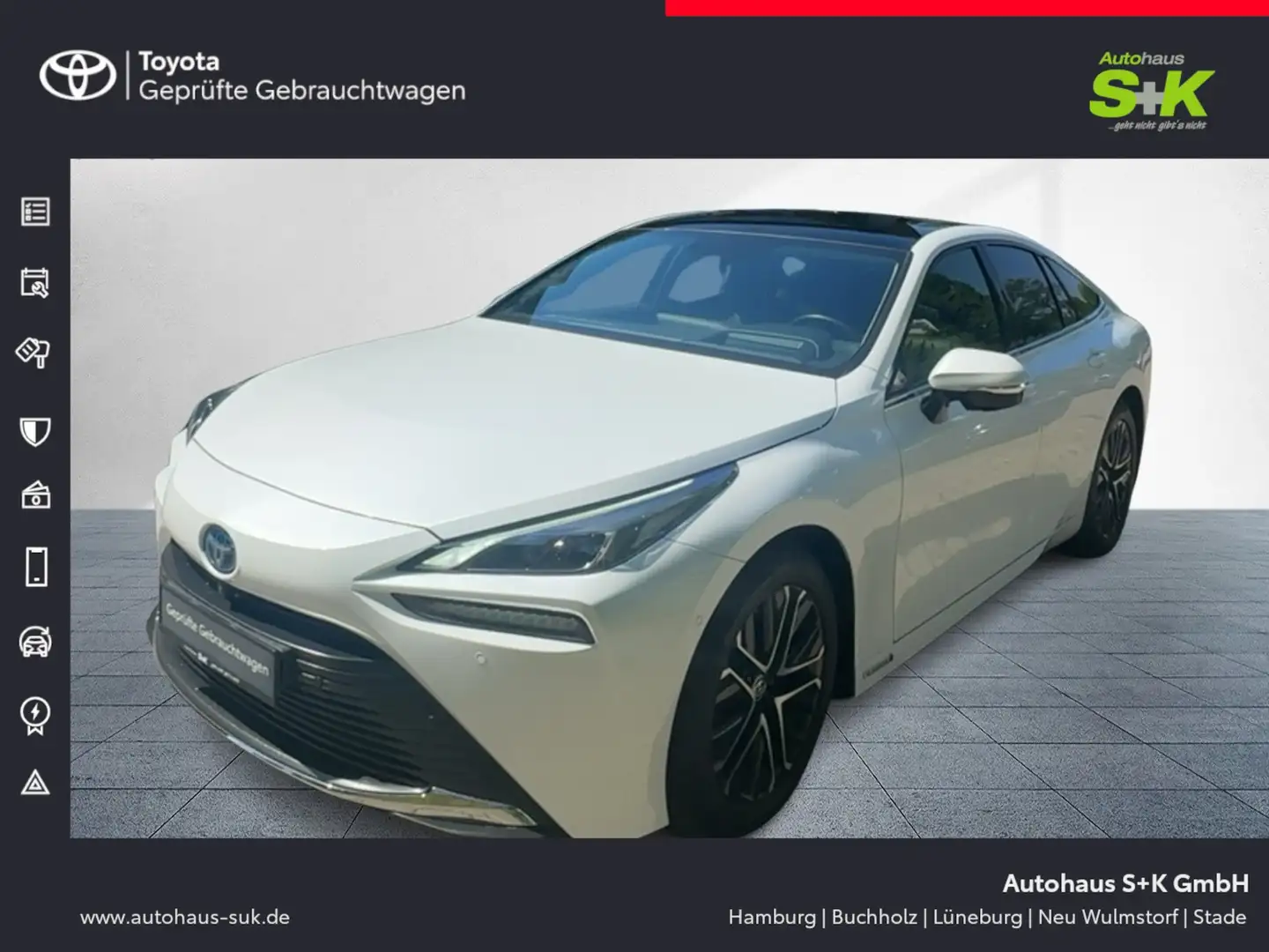 Toyota Mirai Advanced *360Kamera*NAVI*SITZBELÜFTUNG*HUD Weiß - 1