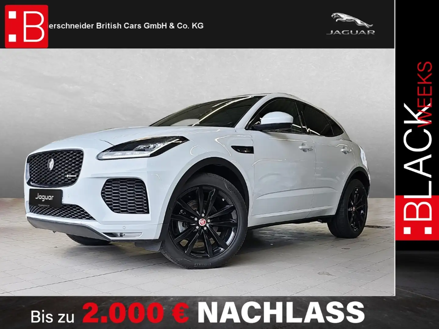 Jaguar E-Pace D180 AWD Chequered Flag Weiß - 1