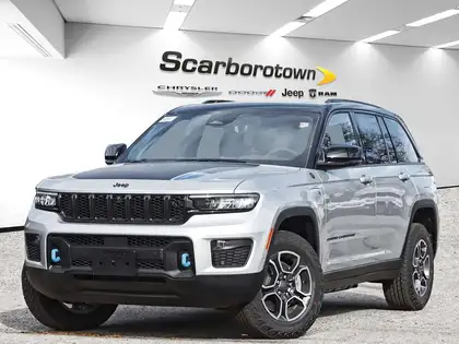 Silver 2022 Jeep Grand Cherokee 4xe SUV / Crossover Four-Wheel Drive 8-Speed Automatic