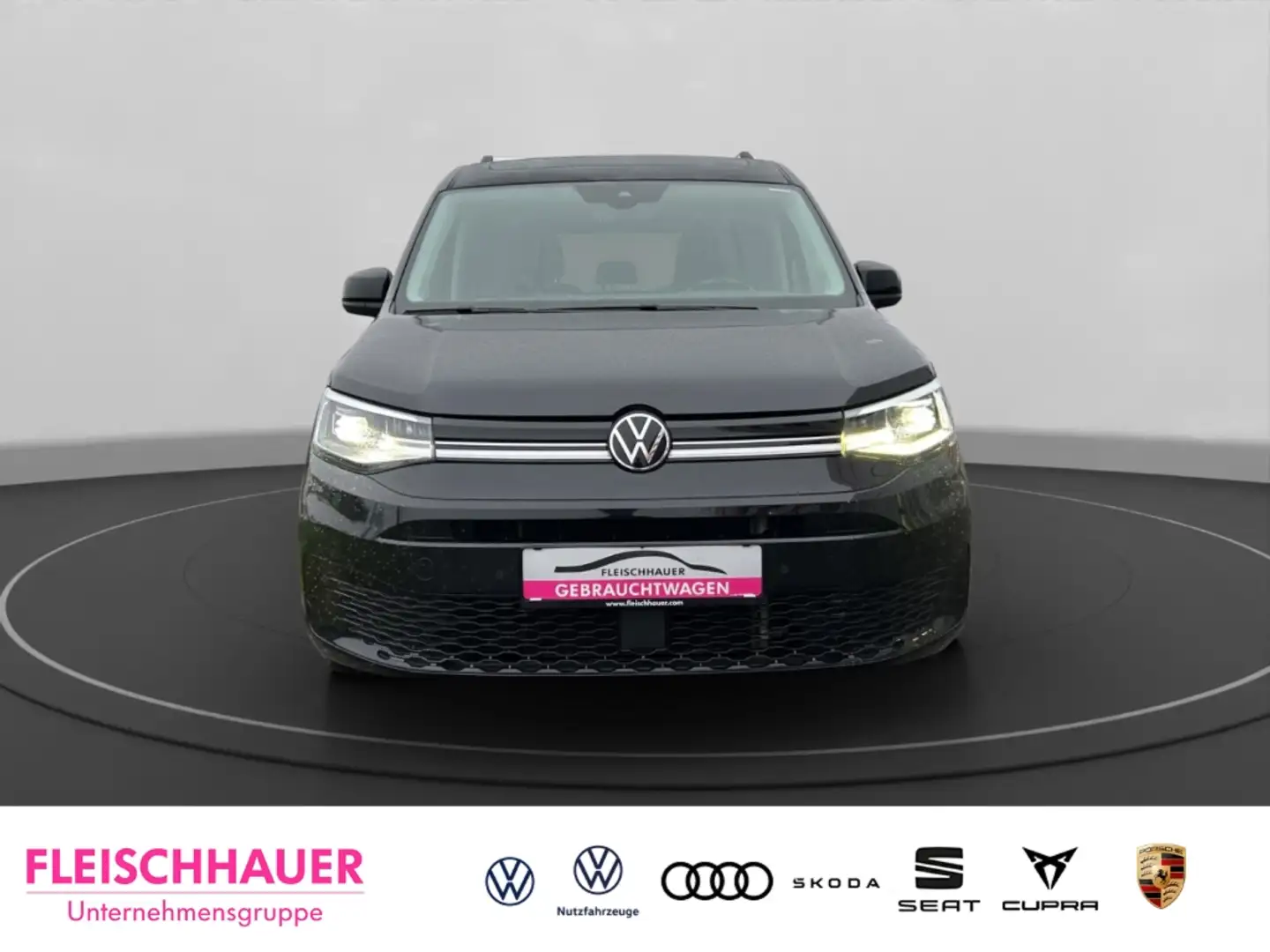 Volkswagen Caddy Style 5-Sitzer TDI DSG+SHZ+LED+NAVI+AHK Schwarz - 2