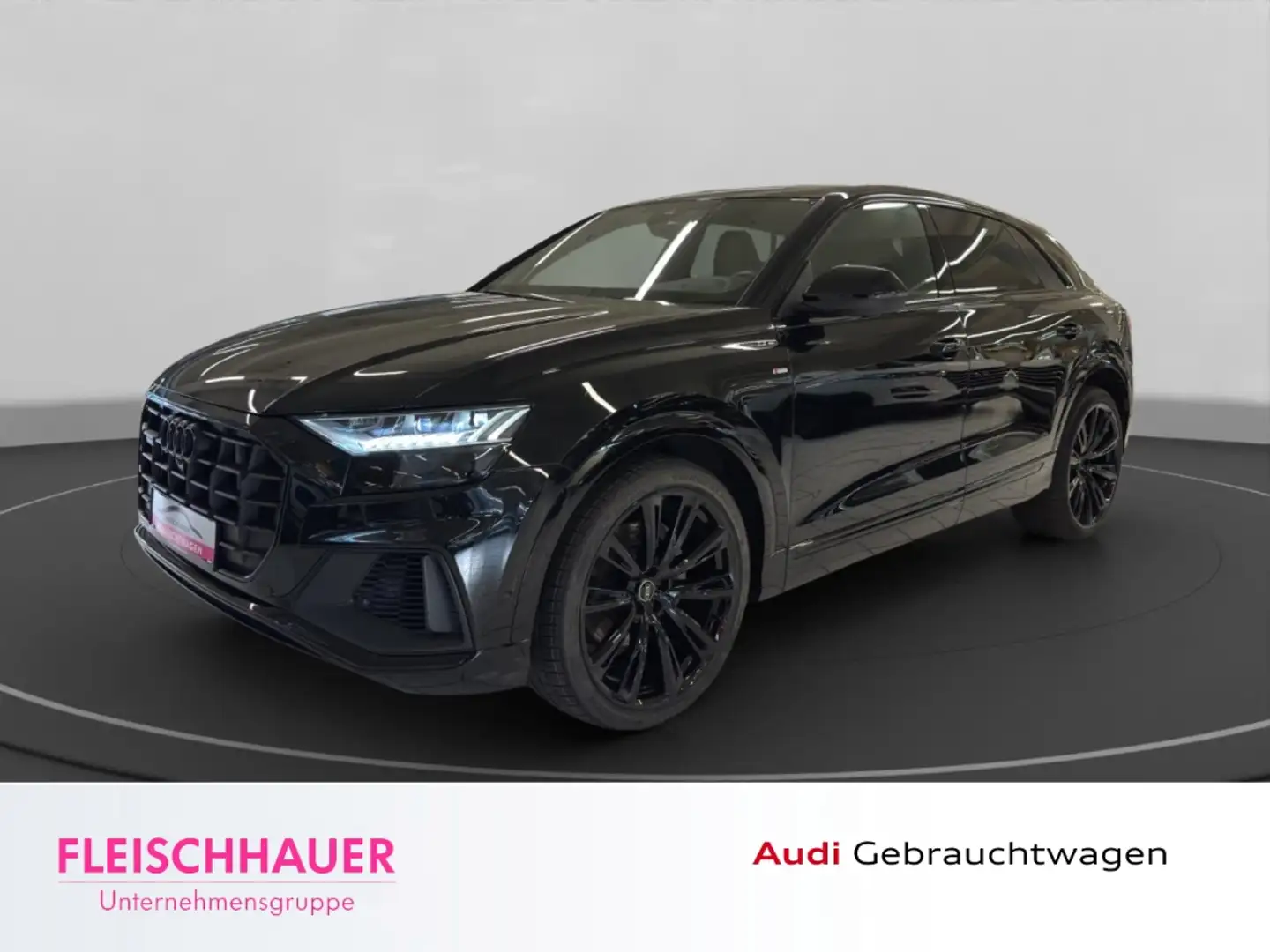 Audi Q8 55 TFSI qu. S-Line+HD-Matrix+AHK+23''+360°+Raute+A Schwarz - 1