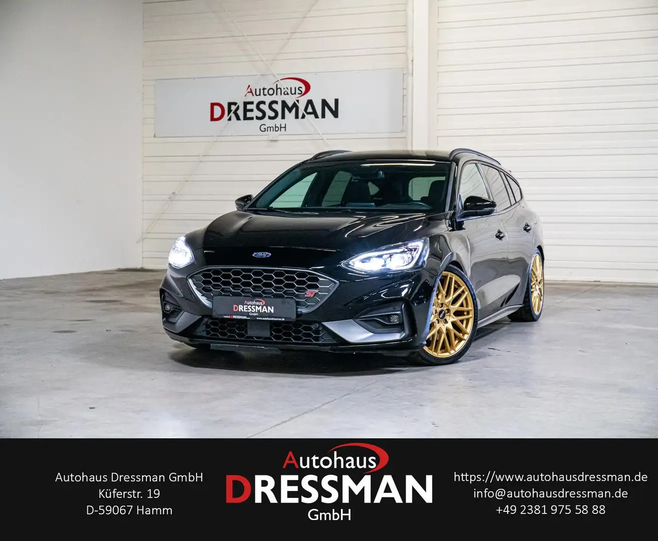 Ford Focus ST 2.3EcoBoost PANO ACC AHK KAMERA GEWINDE Schwarz - 1