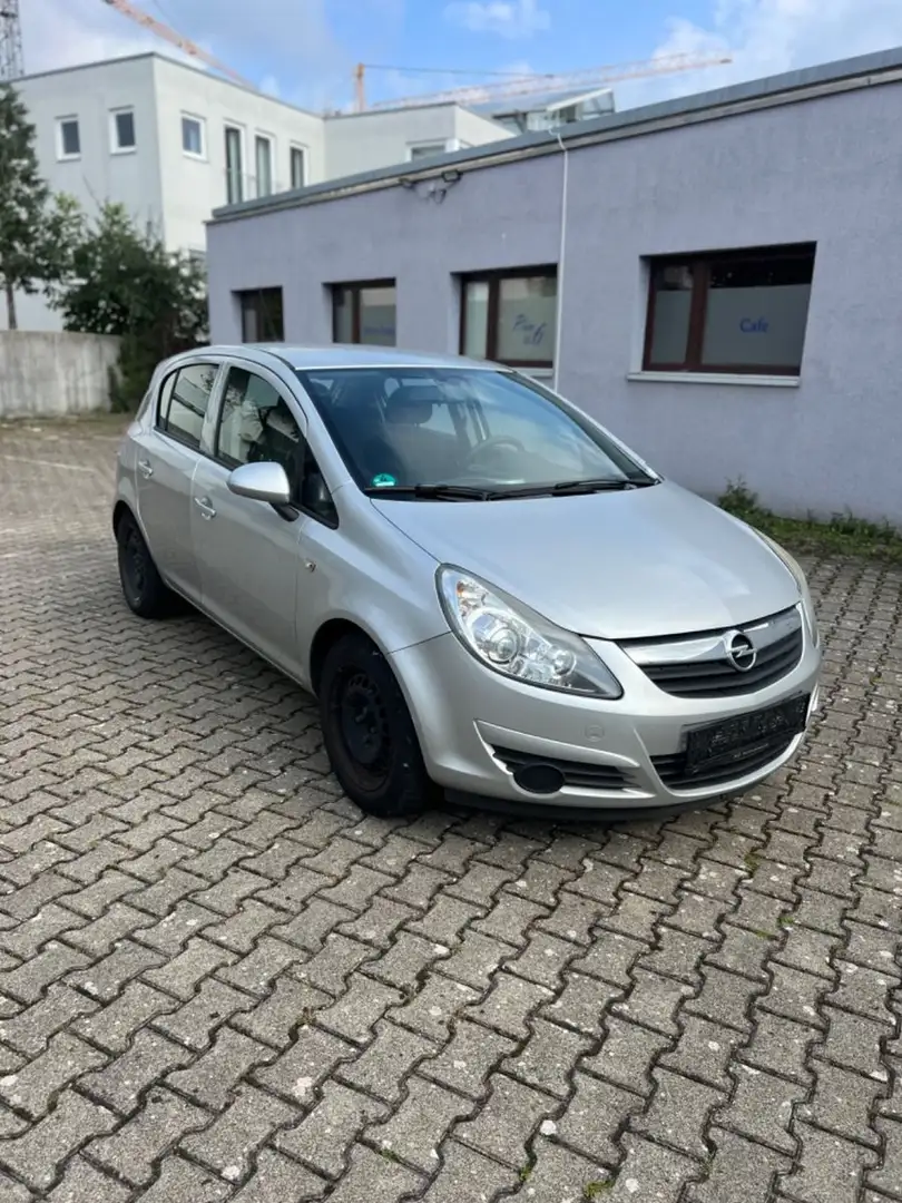 Opel Corsa 1.2 Klima Hu-SNeu 2Hand SHeft Argent - 1
