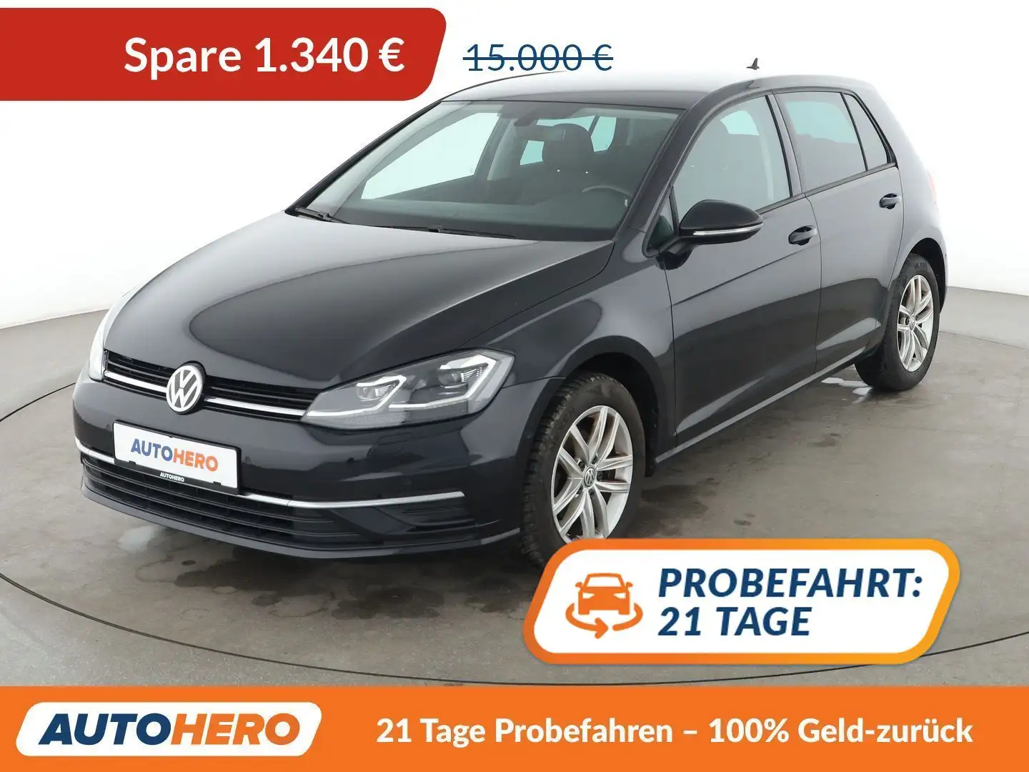 Volkswagen Golf 1.0 TSI Comfortline BM*CAM*LED*ACC*LED*SHZ*PDC* Noir - 1