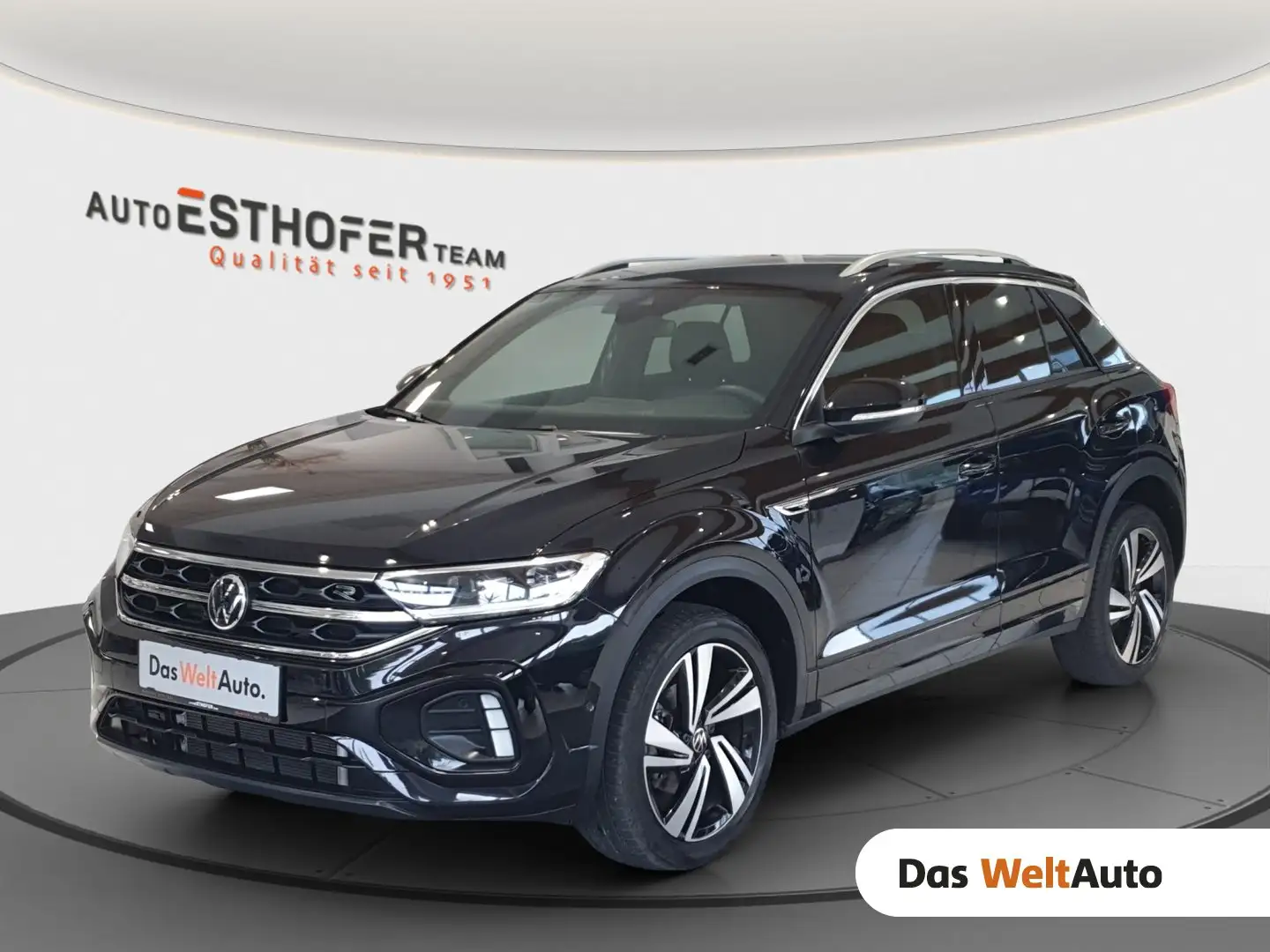 Volkswagen T-Roc R-Line TSI DSG Schwarz - 1