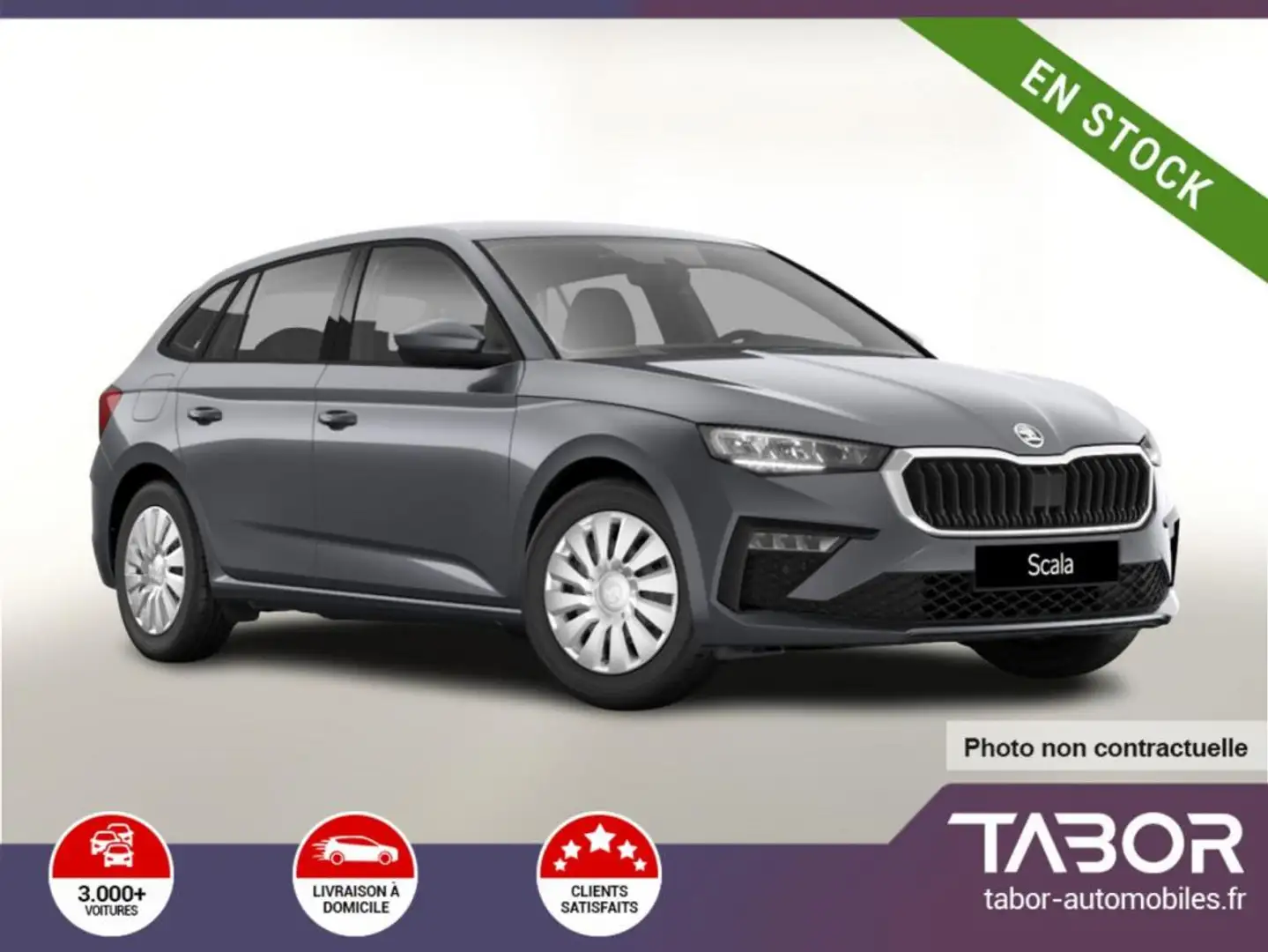 Skoda Scala TSI 116 Selec Cam radars Kessy VirC Gris - 1