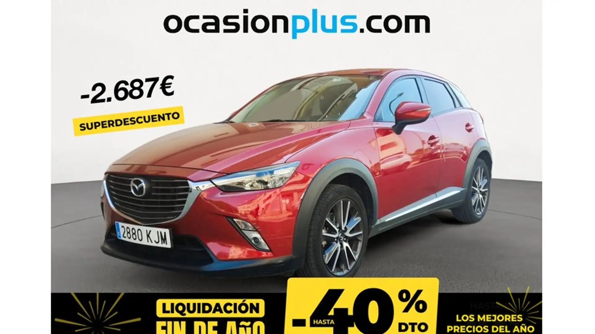 Mazda CX-3 2.0 Luxury 2WD Aut. 120 Rouge - 1