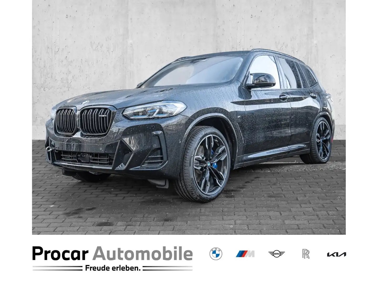 BMW X3 M 40d Head-Up + Pano +  ACC + Laser + Standhzg. crna - 1