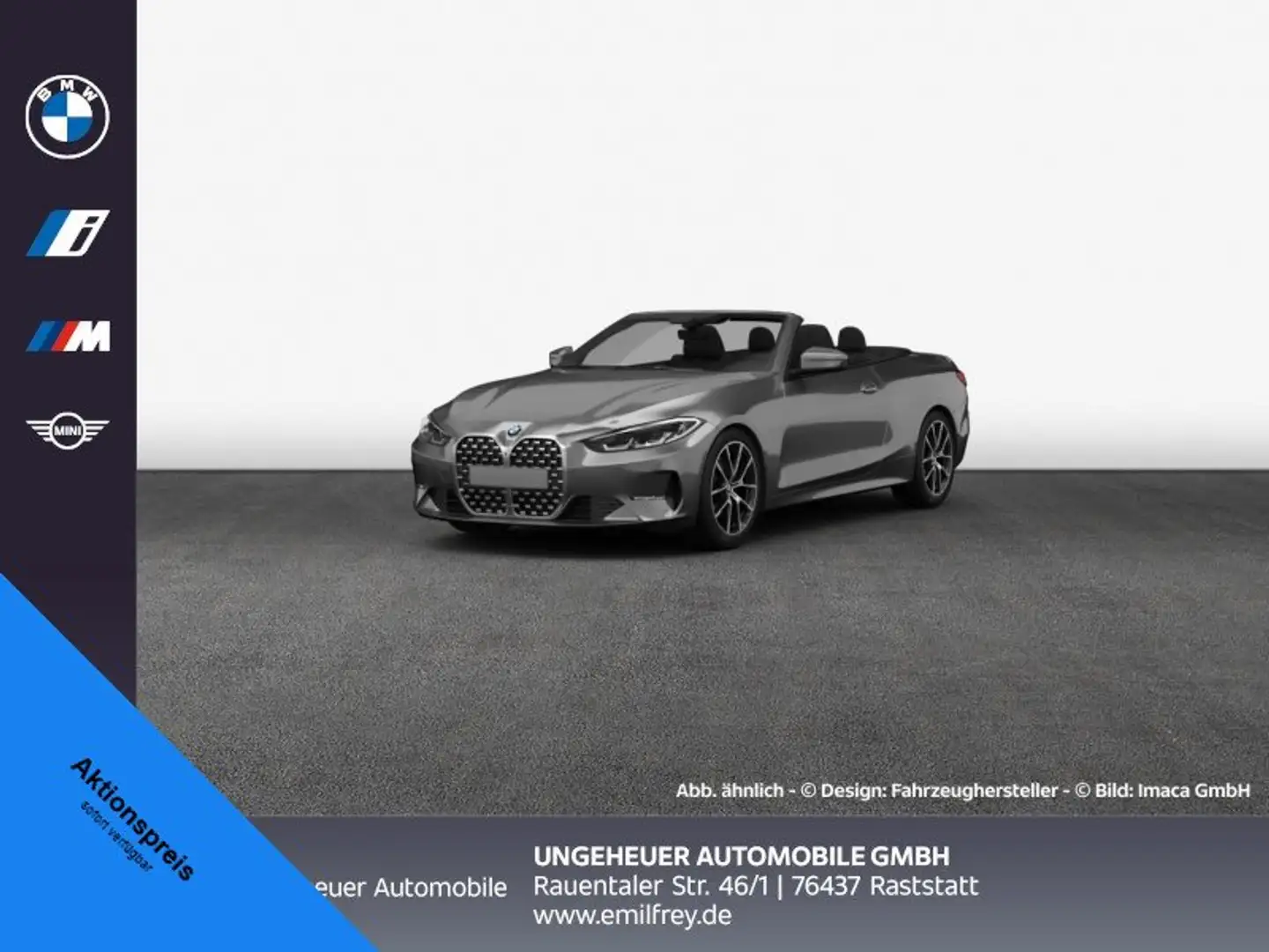 BMW 420 i Cabrio M Sportpaket HiFi DAB LED RFK Shz Gris - 1