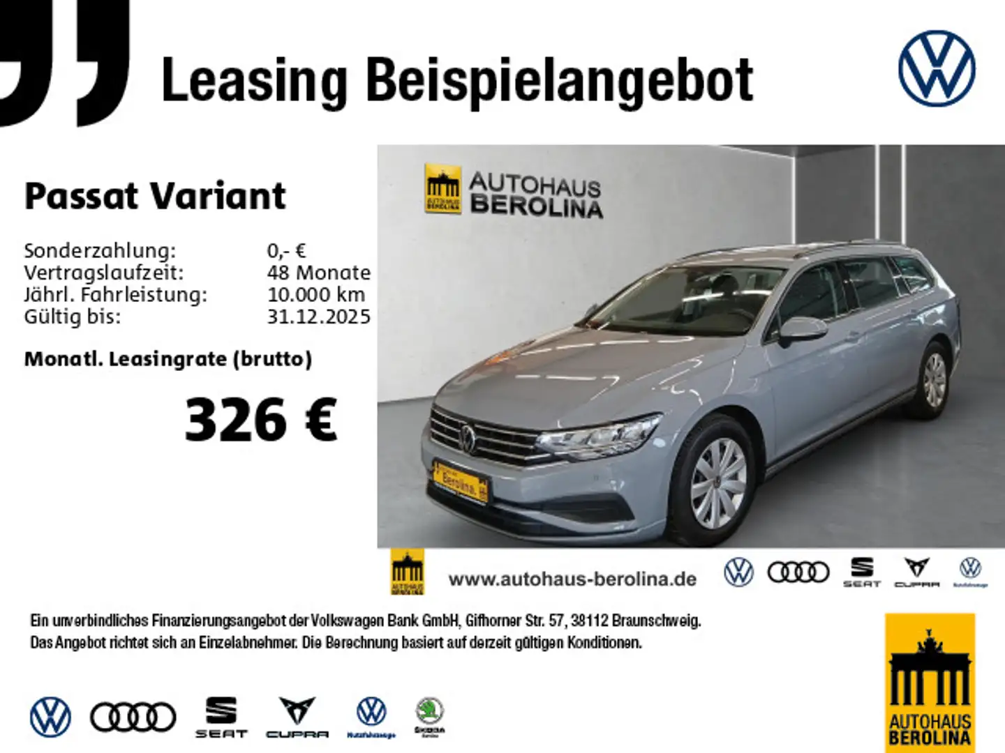 Volkswagen Passat Variant 1.5 TSI DSG *NAV*R-CAM*PDC*SHZ* Grau - 1