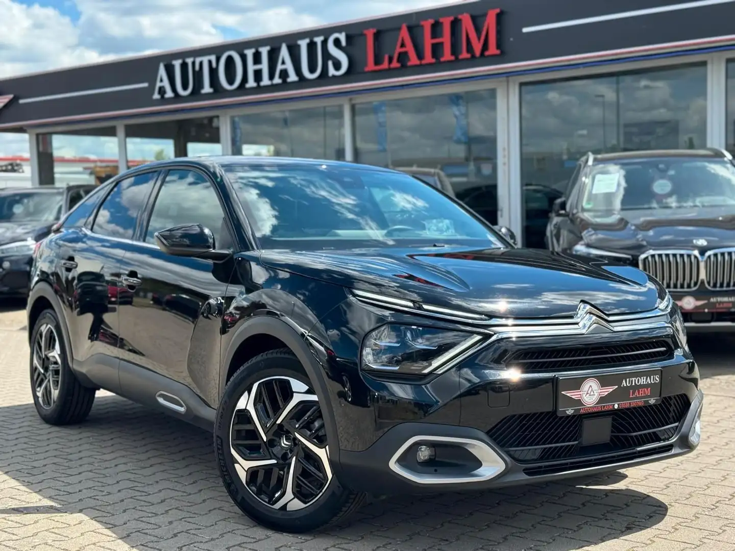 Citroen C4 Lim. SHINE PURETECH AUTO.*KEYLESS*HEAD-UP*KAM Schwarz - 1
