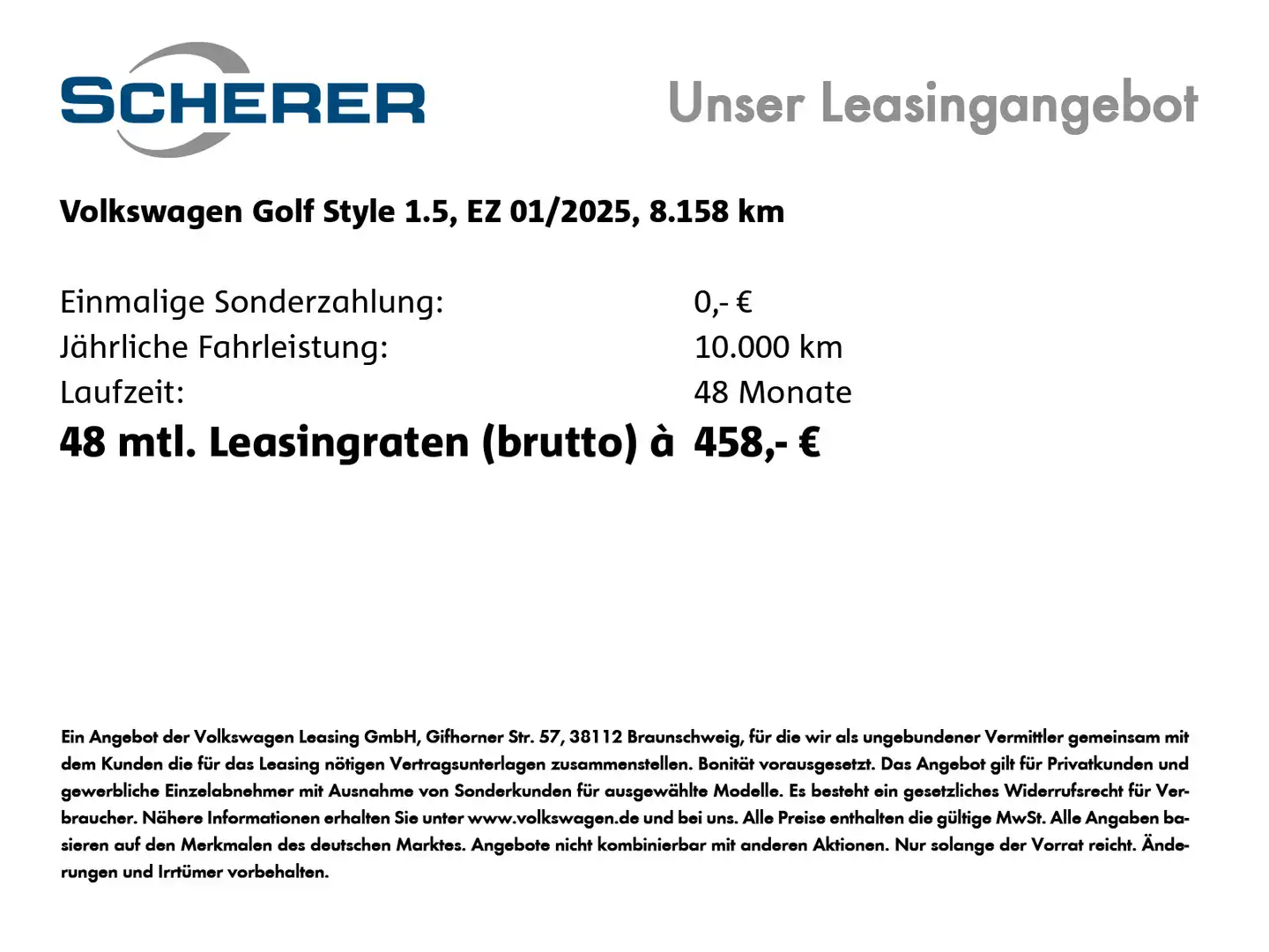 Volkswagen Golf VIII Style 1.5 eHybrid DSG AHK KAM NAVI SHZ Weiß - 2