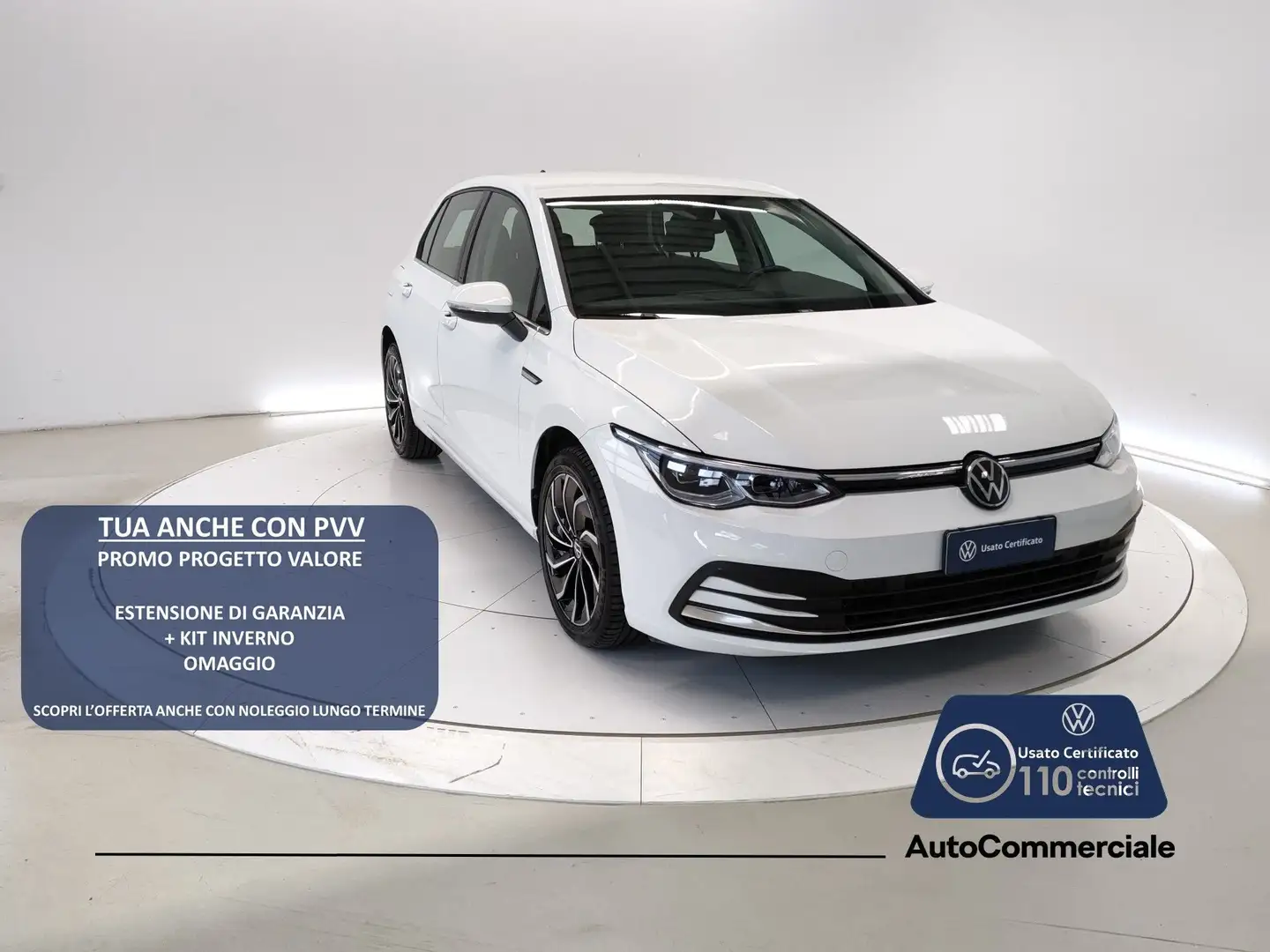 Volkswagen Golf Golf 2.0 TDI DSG SCR Style Blanc - 1