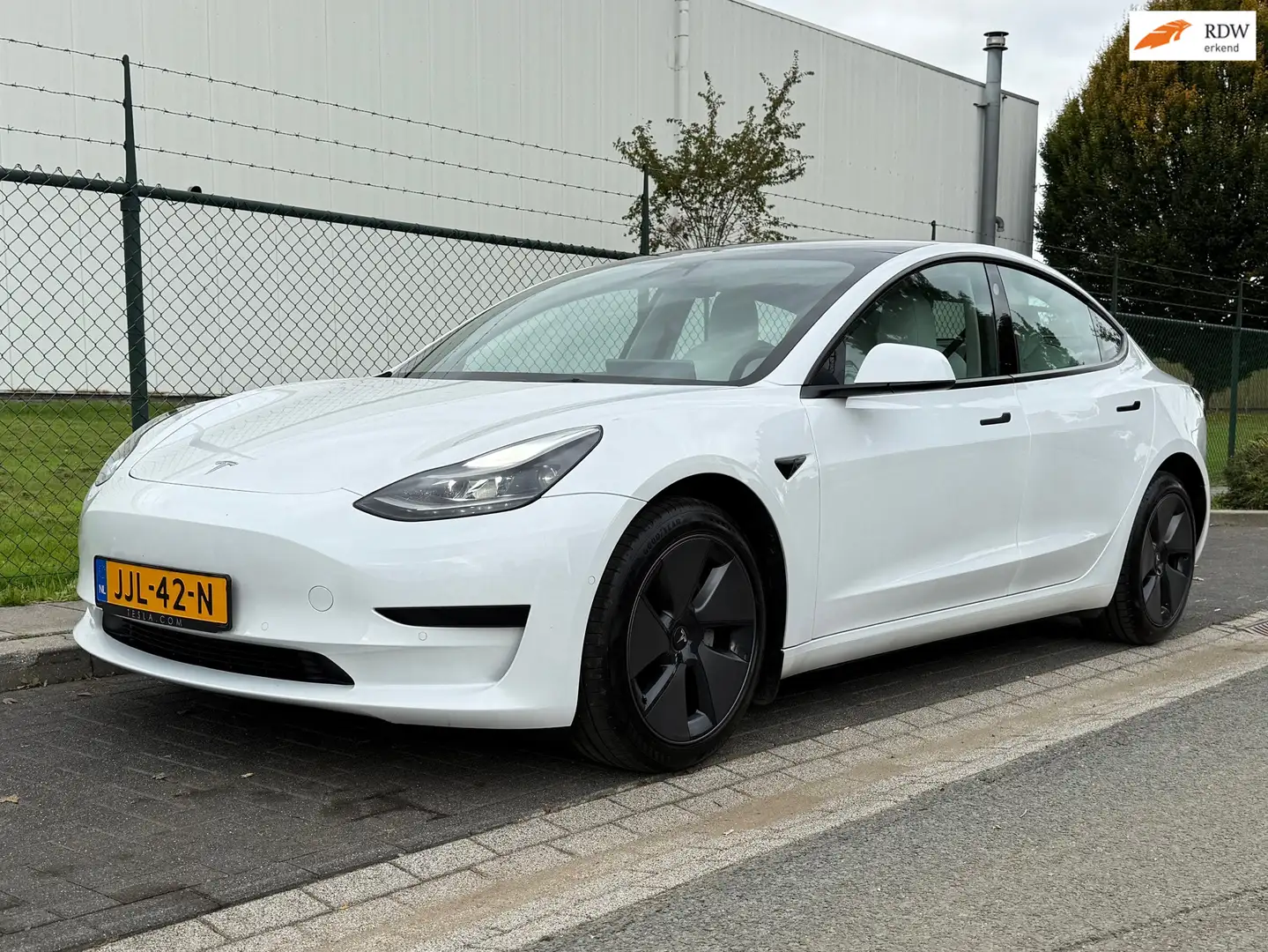 Tesla Model 3 Standard RWD Plus 60 kWh Wit Leder Enhanced Autopi Blanc - 1