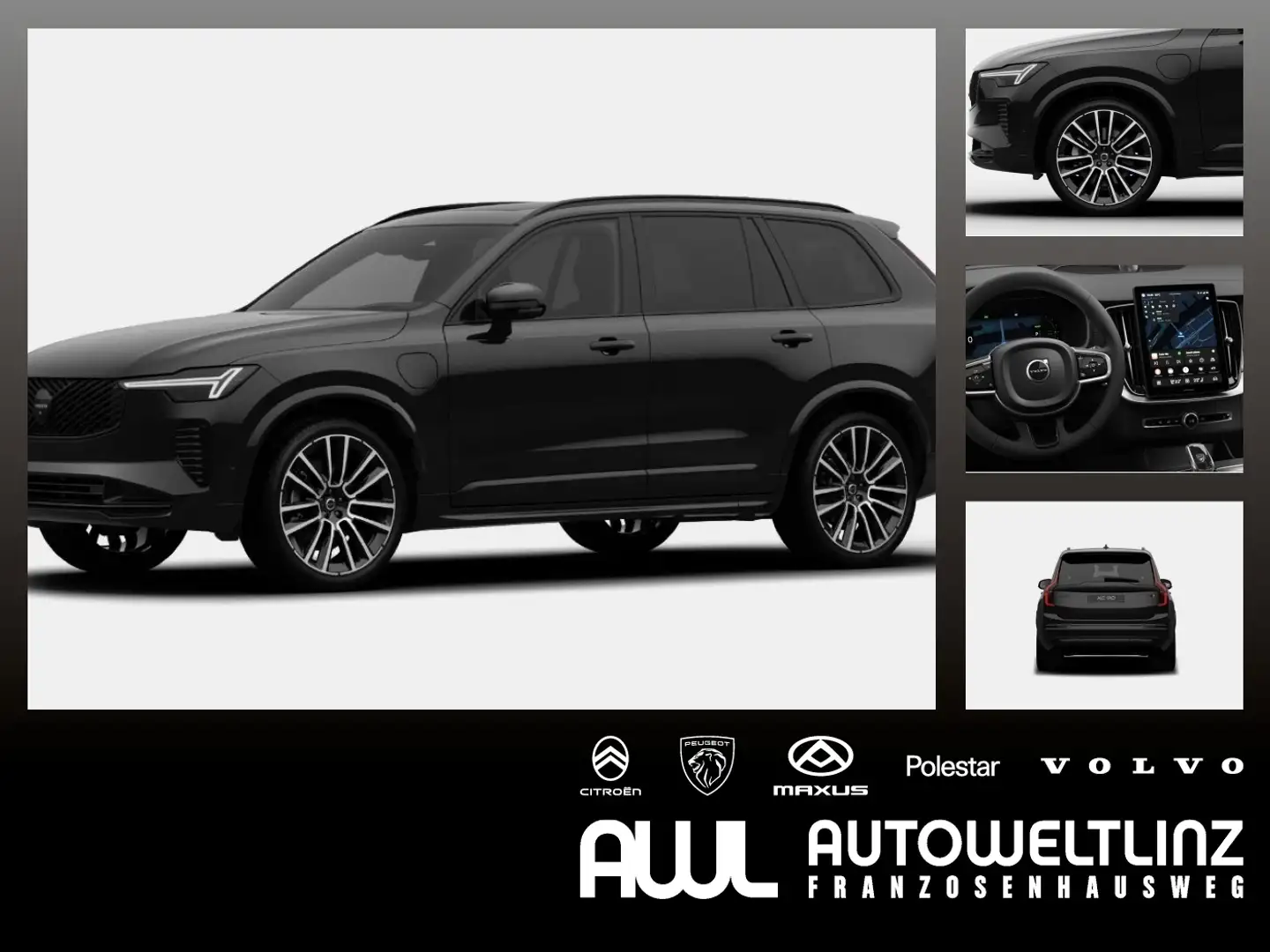 Volvo XC90 T8 PHEV Ultra Black Executive Edition Schwarz - 1