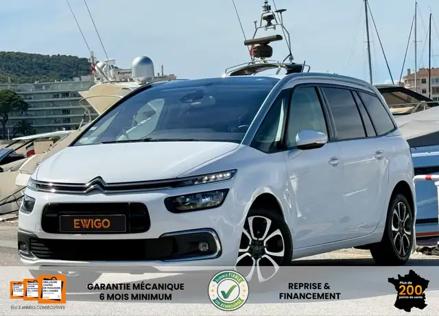 Citroen Grand C4 SpaceTourer 1.5 BLUEHDI 130CH SHINE EAT8 7 PLACES CARPLAY CAMERA SIEGES MASSANTS ++ 1ERE MAIN TVA SOIT 13075E HT