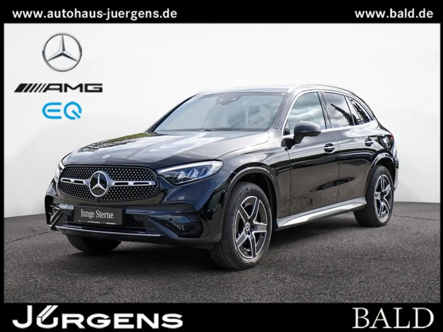 Mercedes-Benz GLC 300 de 4M AMG-Sport/Pano/Burm/AHK/Distr/Memo Schwarz - 2