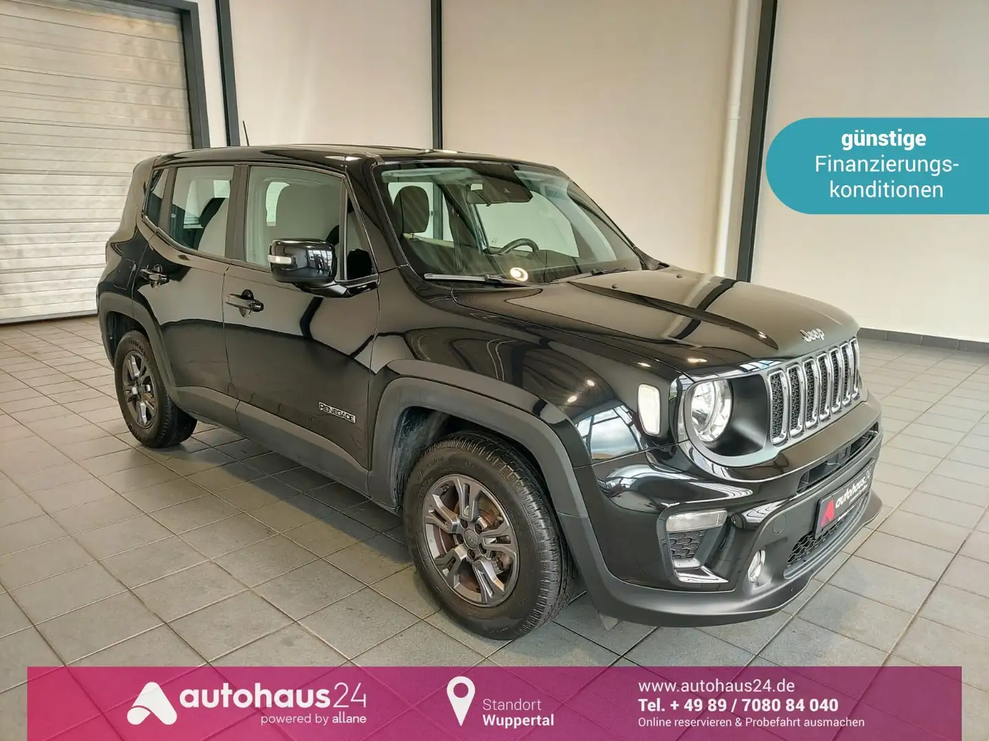 Jeep Renegade 1.0 T-GDI  Longitude|PDC|Sitzhzg|Klima Zwart - 1