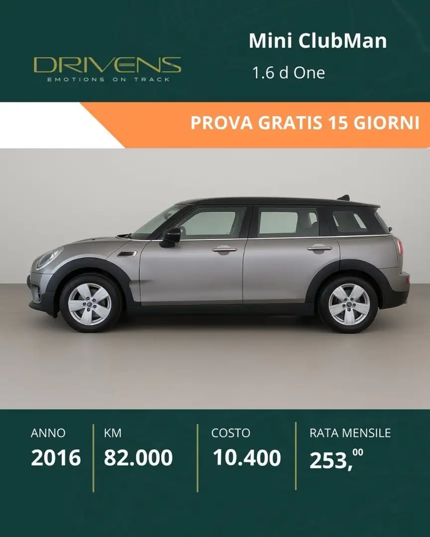 MINI One D Clubman 1.5 d One Gris - 1