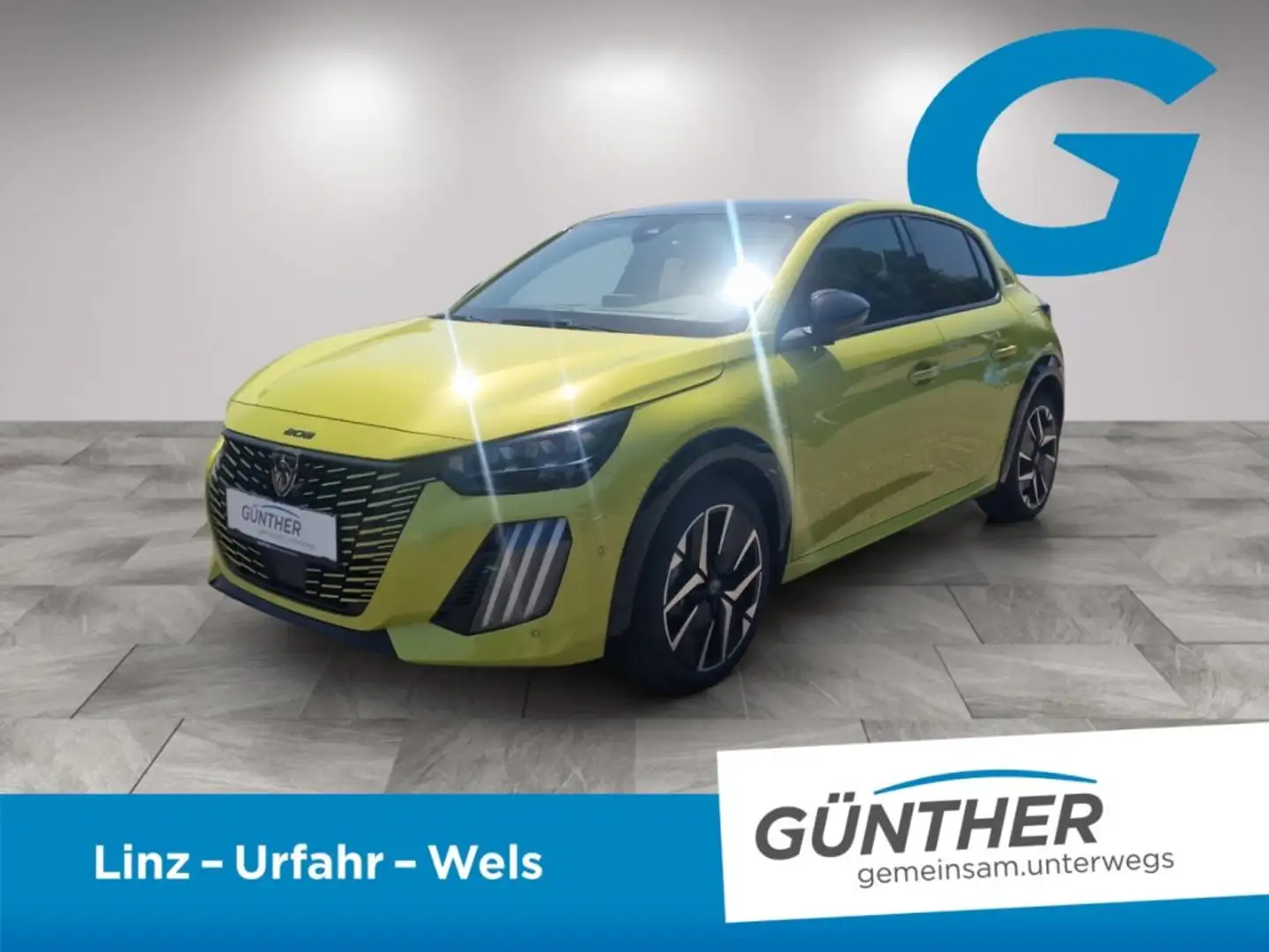 Peugeot 208 GT Hybrid 110 e-DCS6 Gelb - 1