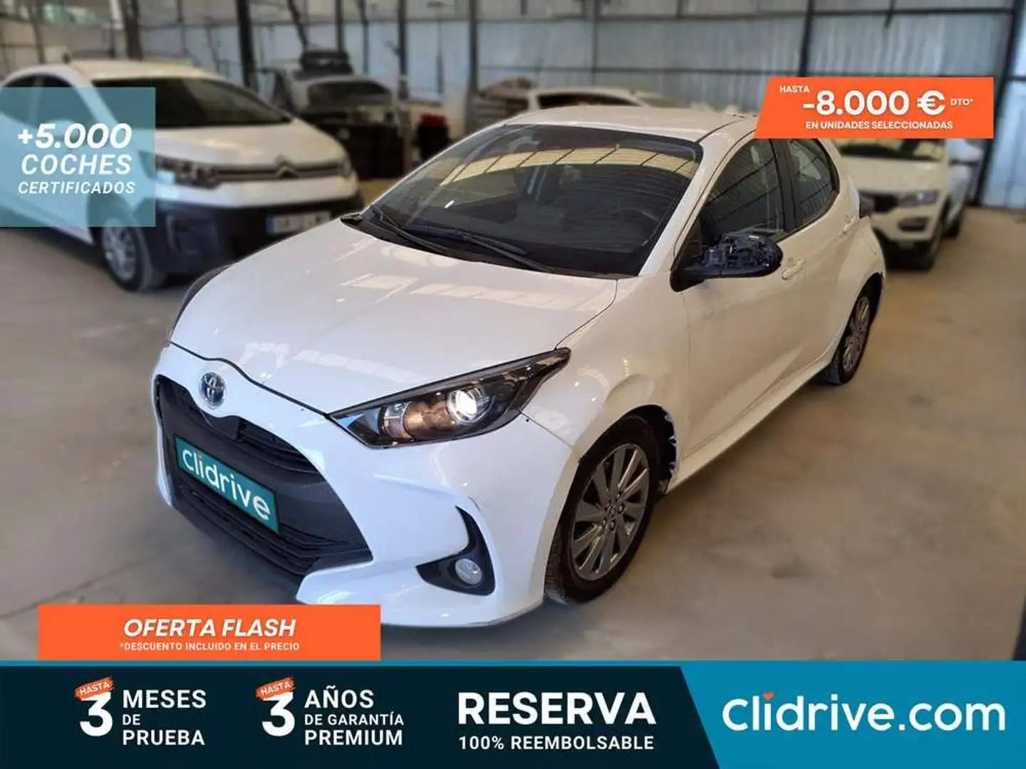 Toyota Yaris 100H 1.5 Active Tech Blanco - 1