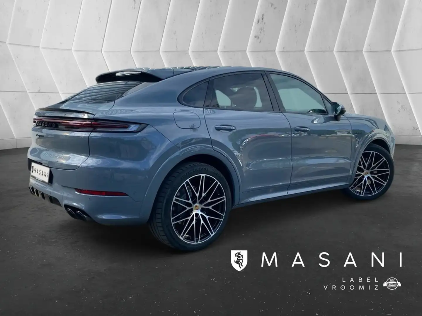 Porsche Cayenne coupe 2024 e-hybrid 4 roues directrices Gris - 2
