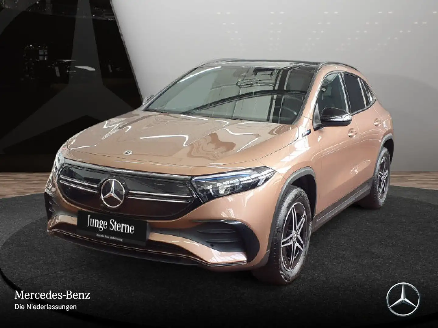 Mercedes-Benz EQA 250 AMG+NIGHT+ADVANCED+AHK+PANO+KAMERA+SPUR Bronze - 2