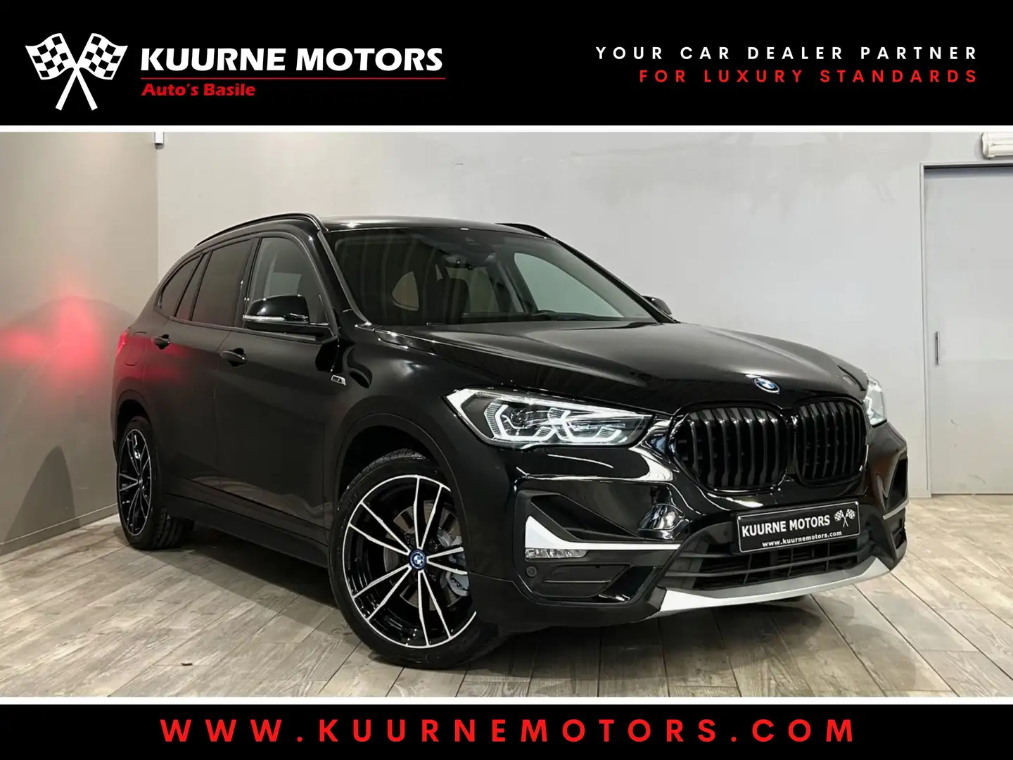 BMW X1 xDrive25e Alu19"/Led/Leder/Gps/Cam *1j garantie* Noir - 1