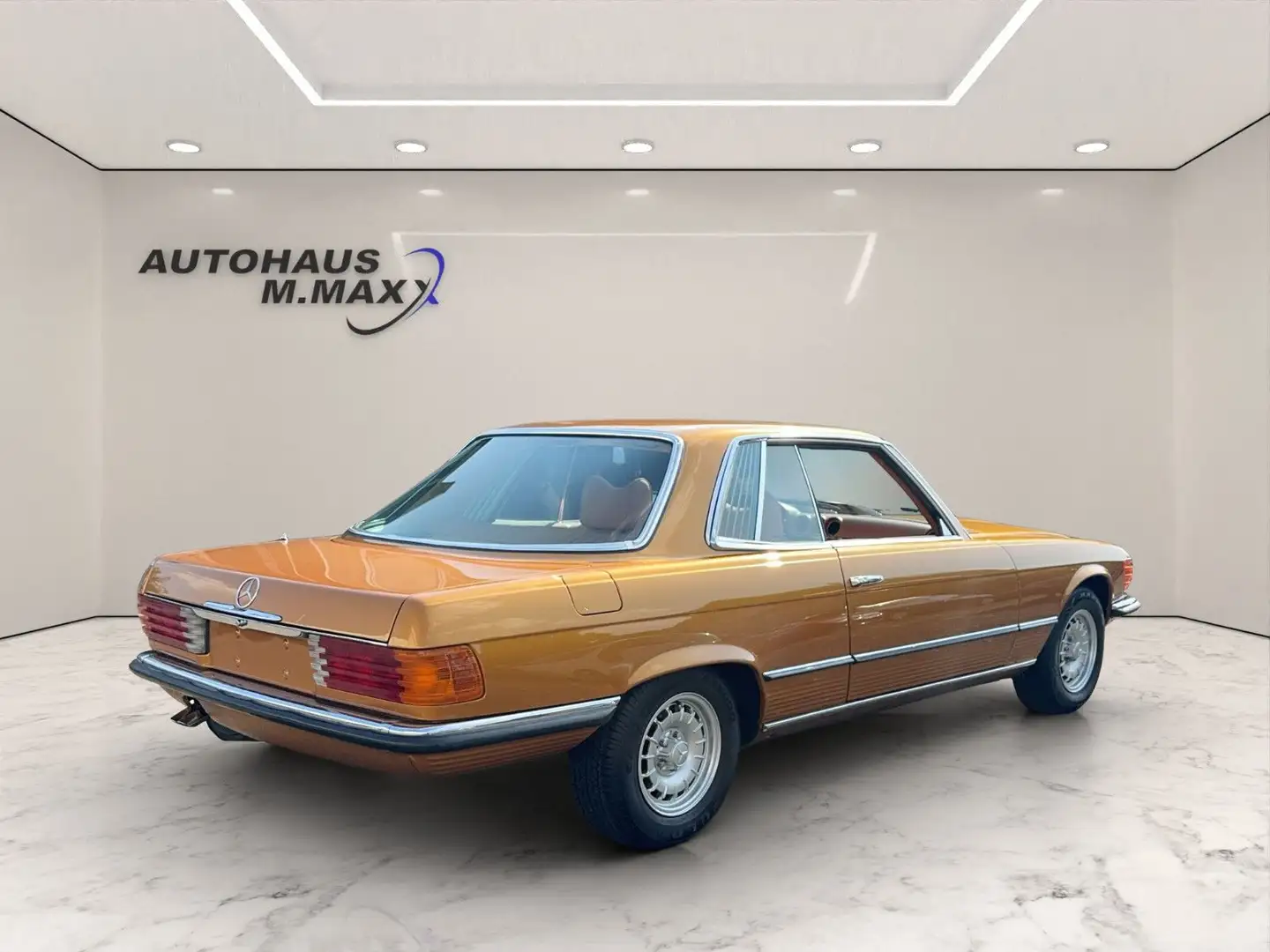 Mercedes-Benz 450 SLC C107 DEUTSCH Byzanzgold / Congnac TOP!!! Auriu - 2