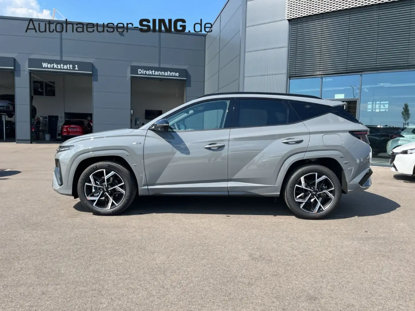 Hyundai TUCSON Hybrid N-Line Matrix Pano HeadUP 360° ECS Grau - 2